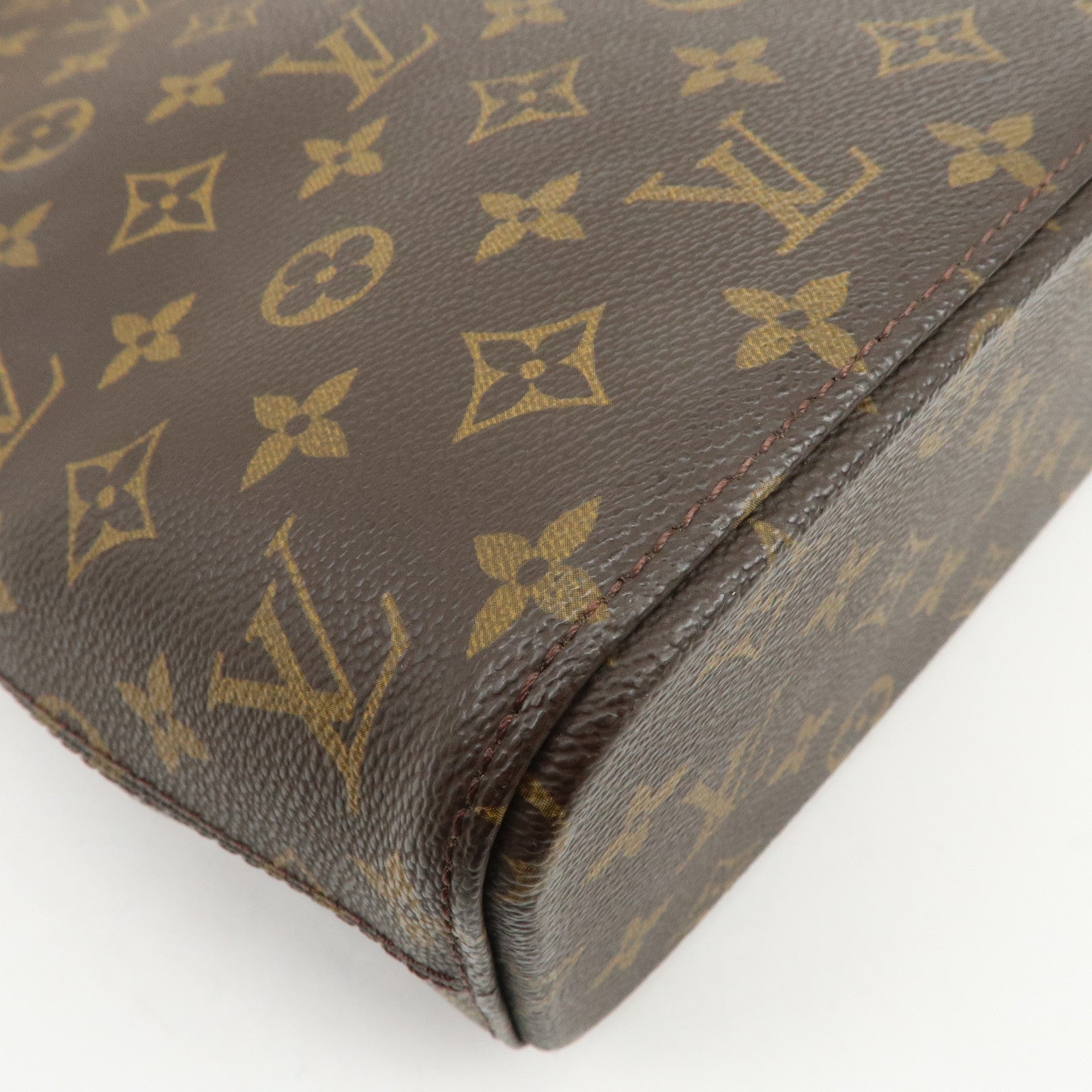 Louis Vuitton Monogram Luco Tote Bag Shoulder Bag Brown M51155