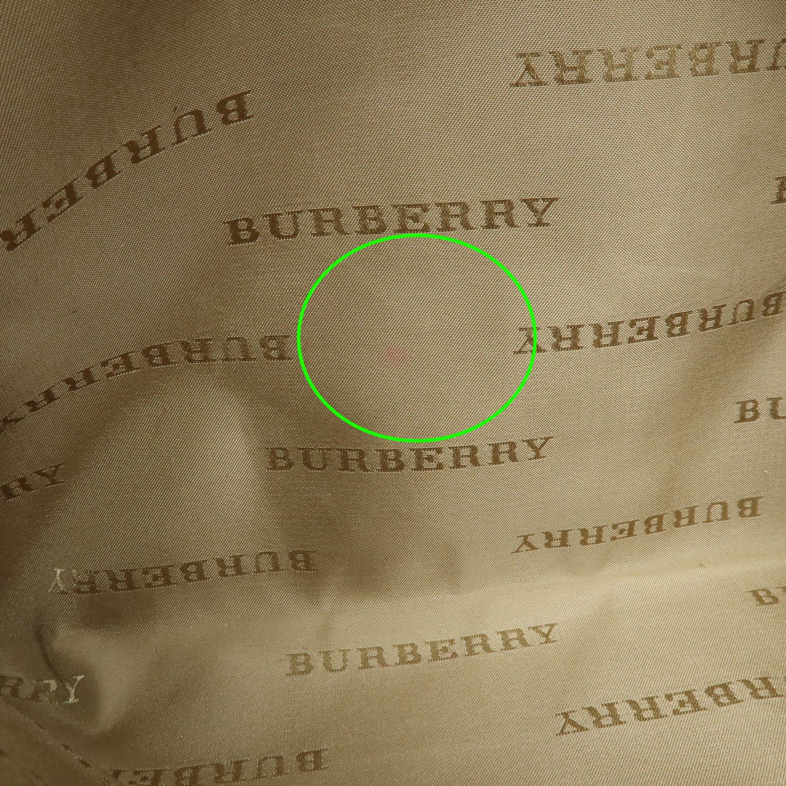 BURBERRY Canvas Leather Tote Bag Hand Bag Beige Light Beige