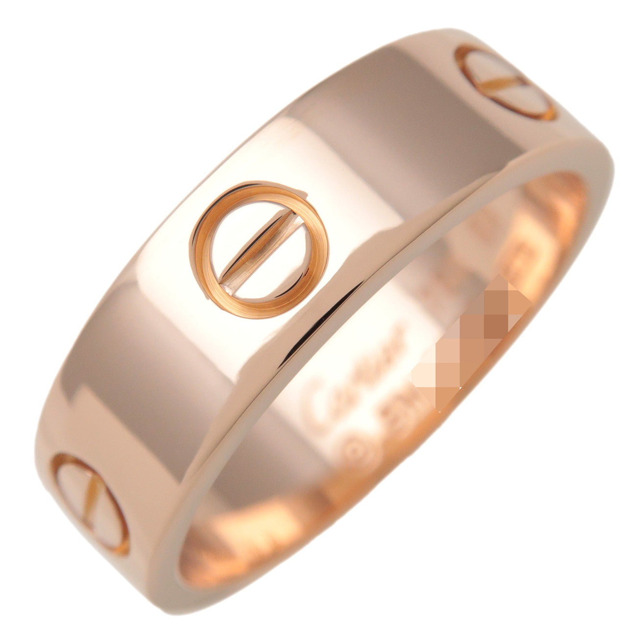 Cartier Love Ring K18 750PG Rose Gold #59 US9 EU59 HK20