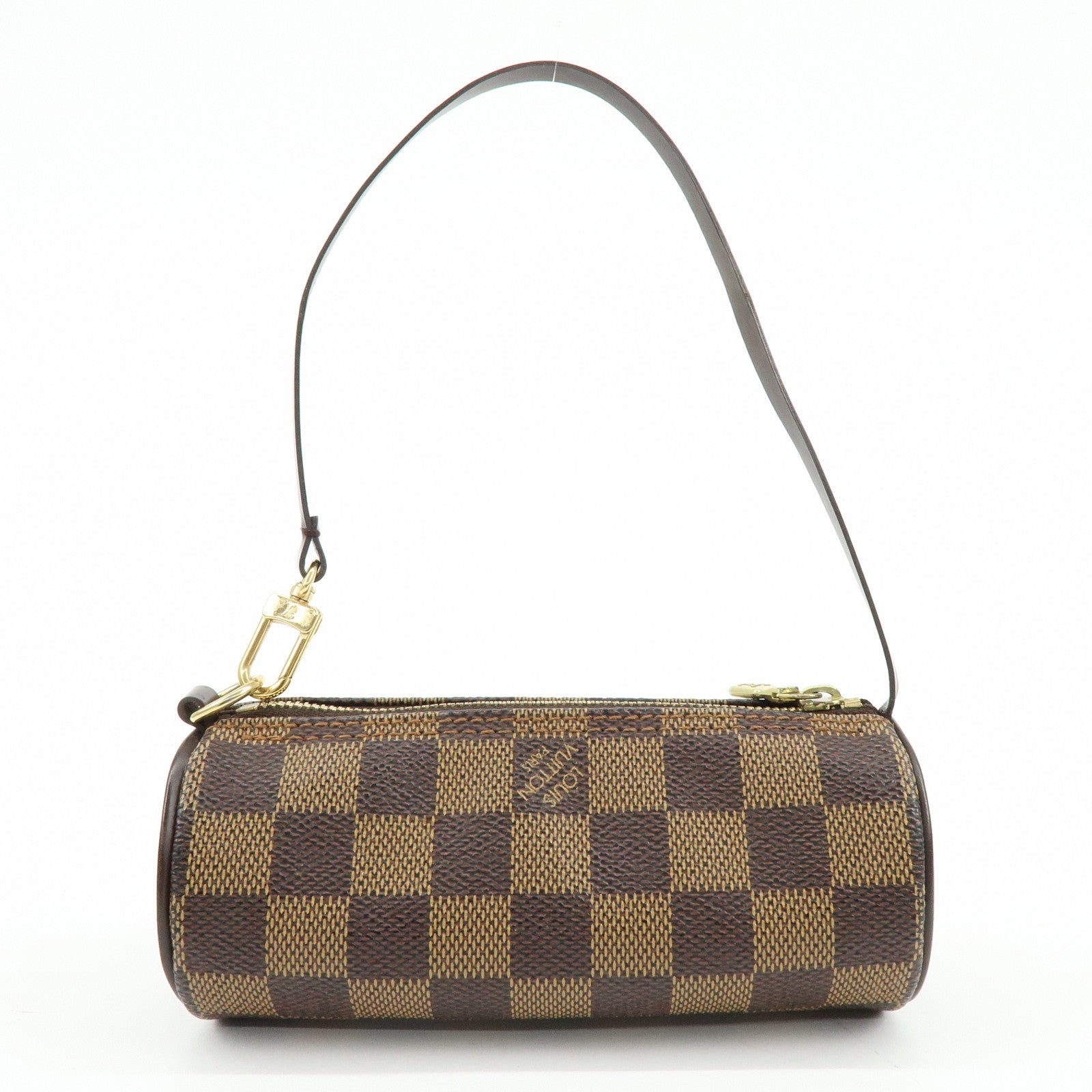 Louis Vuitton Damier Ebene Mini Pouch for Papillon Bag Brown