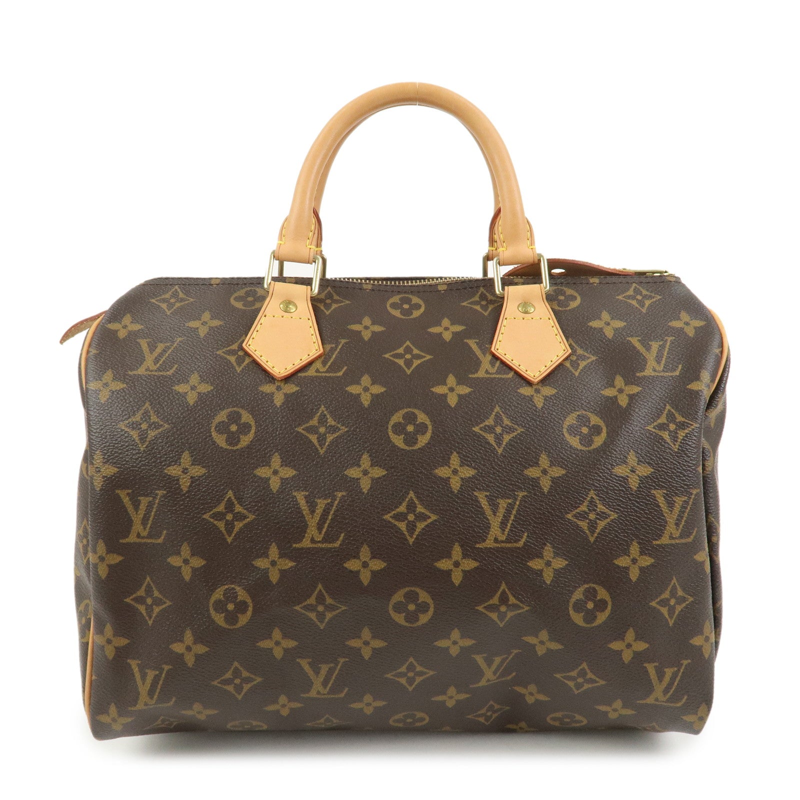 Louis Vuitton Monogram Speedy 30 Boston Bag Hand Bag Brown M41526