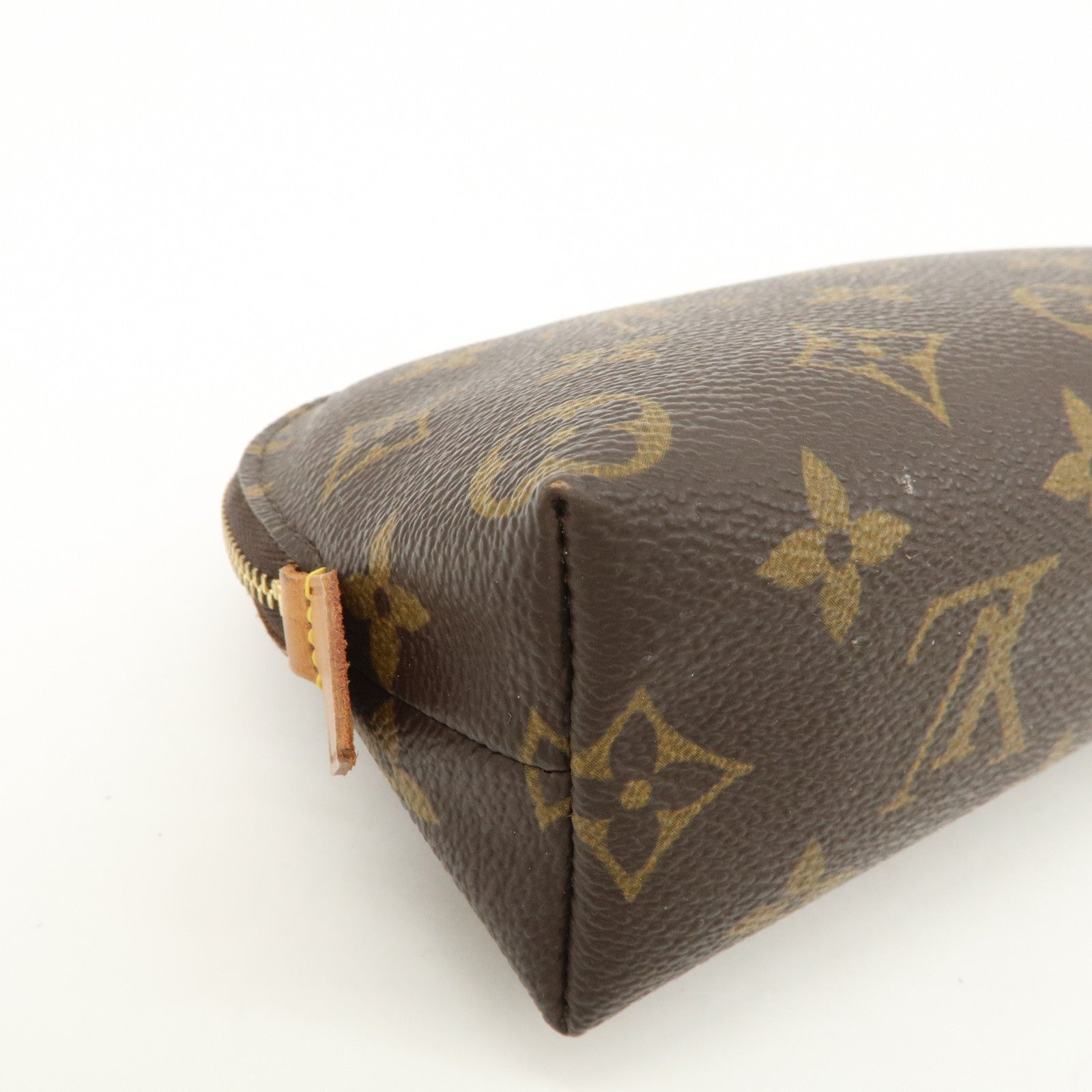 Louis Vuitton Monogram Pochette Cosmetic Pouch Brown M47515