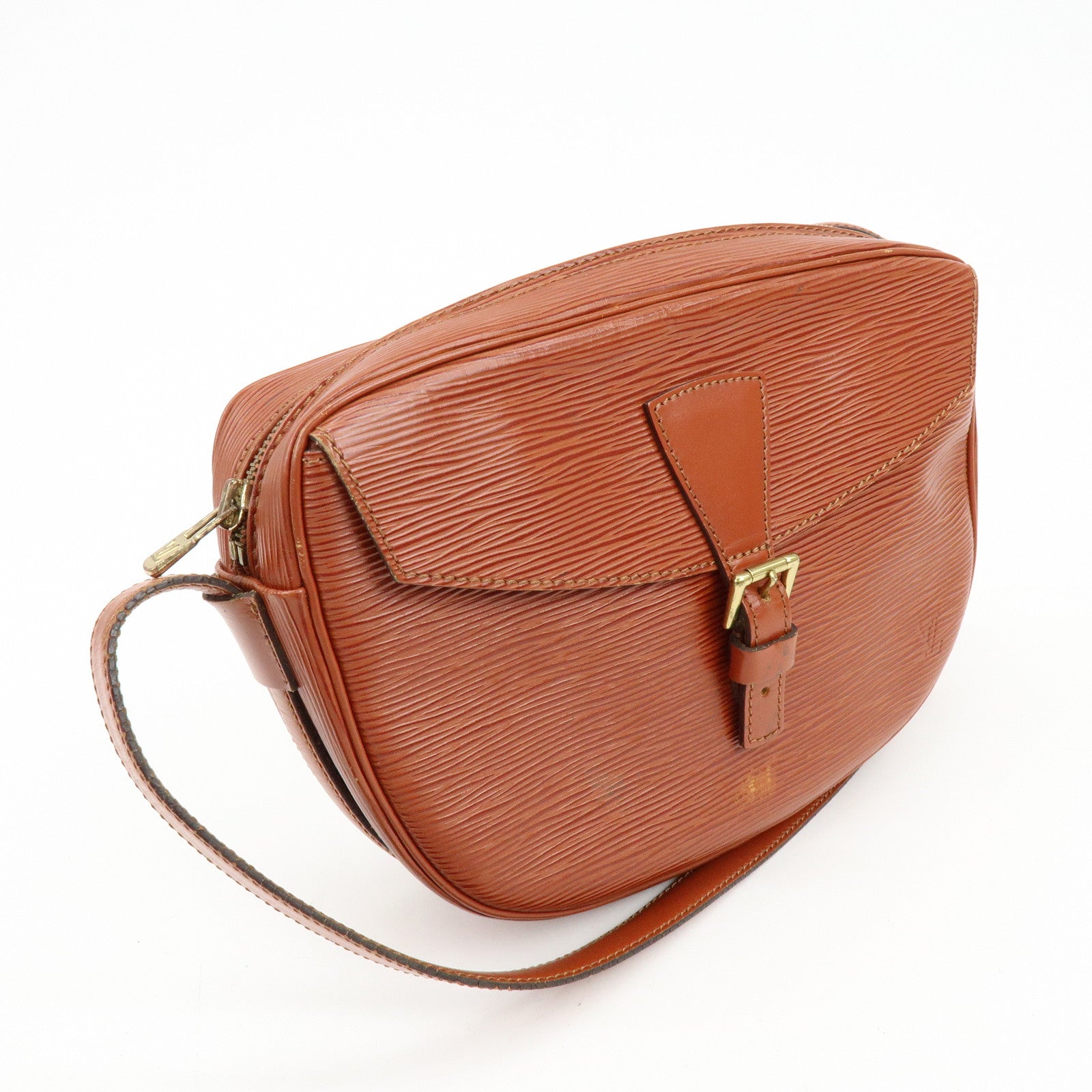 Louis Vuitton Epi Jeune Fille Shoulder Bag Kenya Brown M52153