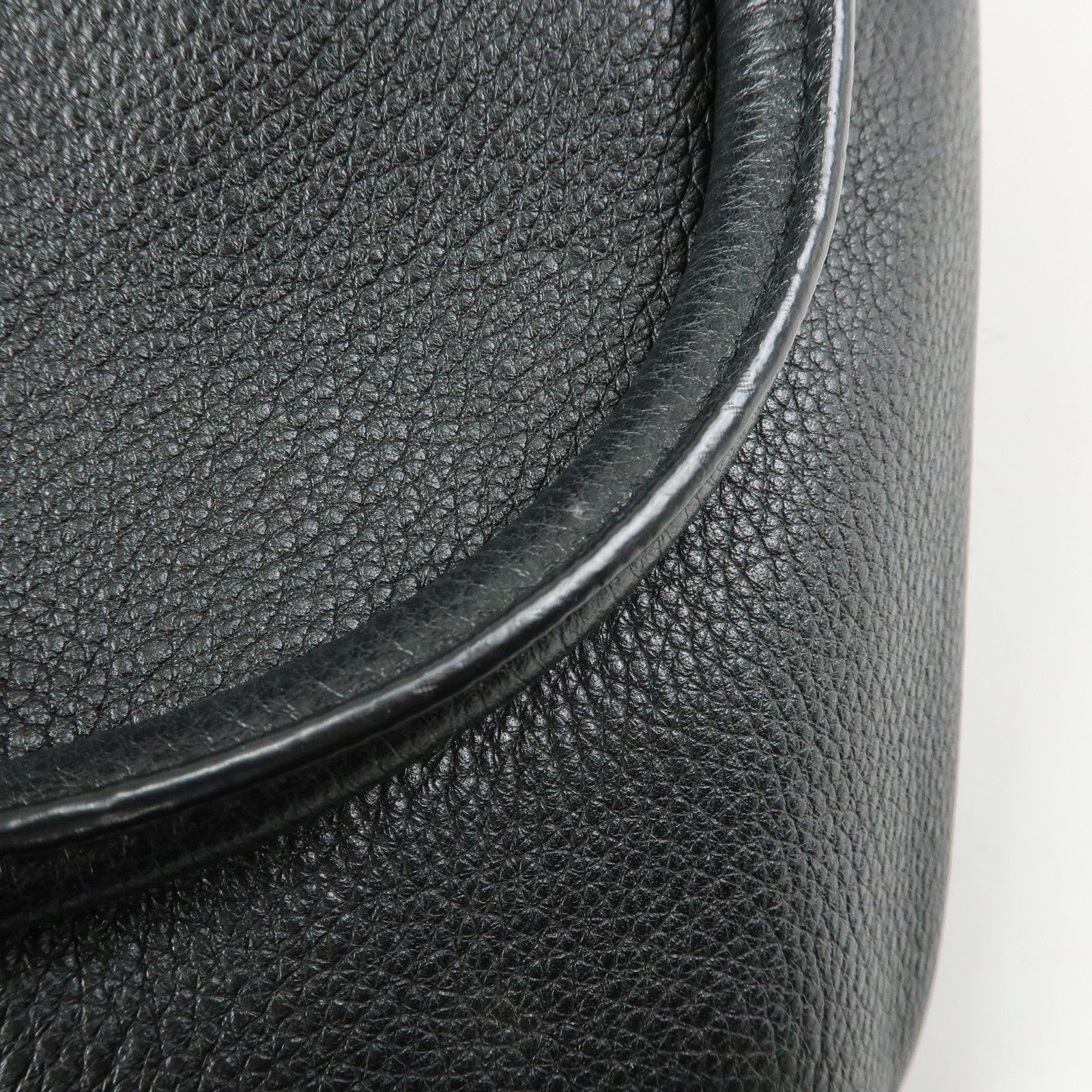 MIU MIU Madras Leather 2Way Bag Hand Bag Shoulder Bag Black 5BE886
