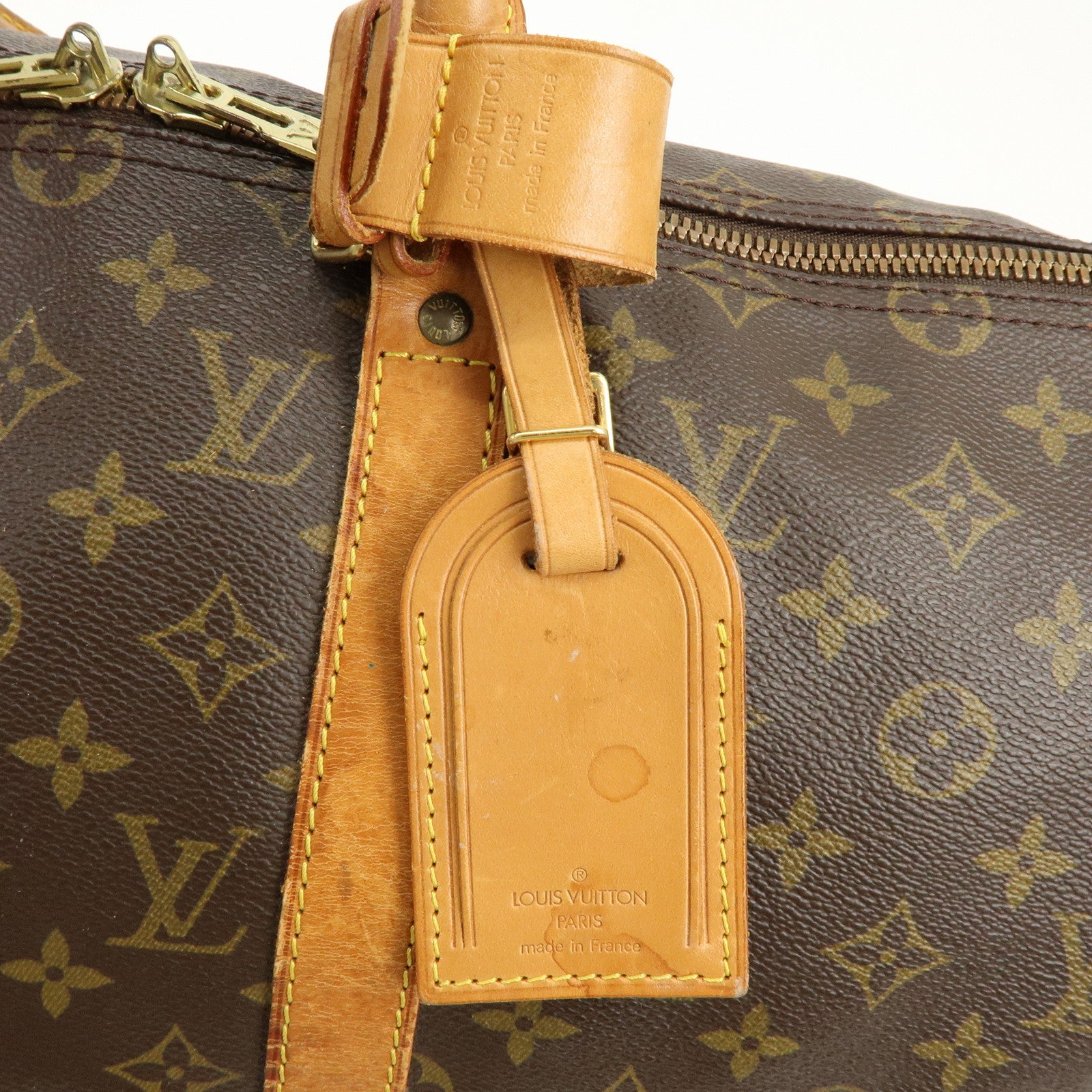 Louis Vuitton Monogram Keep All Bandouliere 50 Boston Bag M41416