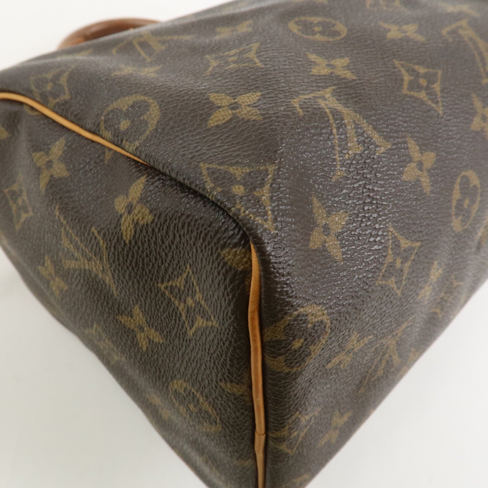 Louis Vuitton Monogram Speedy 25 Boston Bag Hand Bag Brown M41528