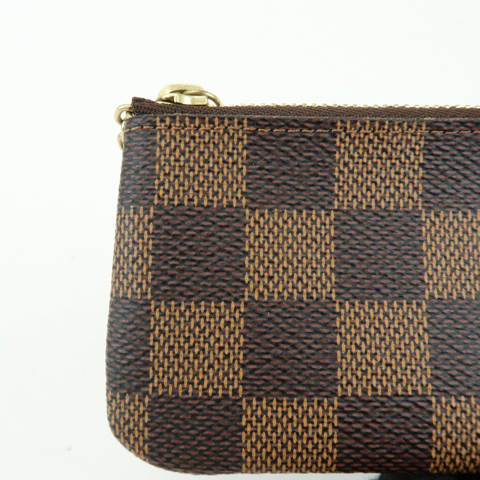 Louis Vuitton Damier Canvas Pochette Cles Damier Ebene N62658