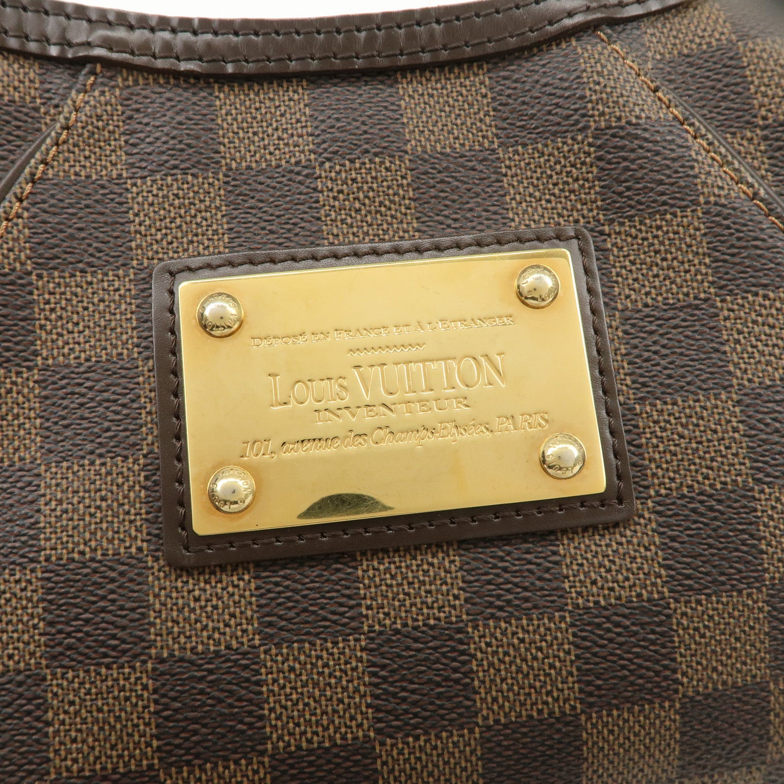 Louis Vuitton Damier Thames PM Shoulder Bag Hand Bag N48180