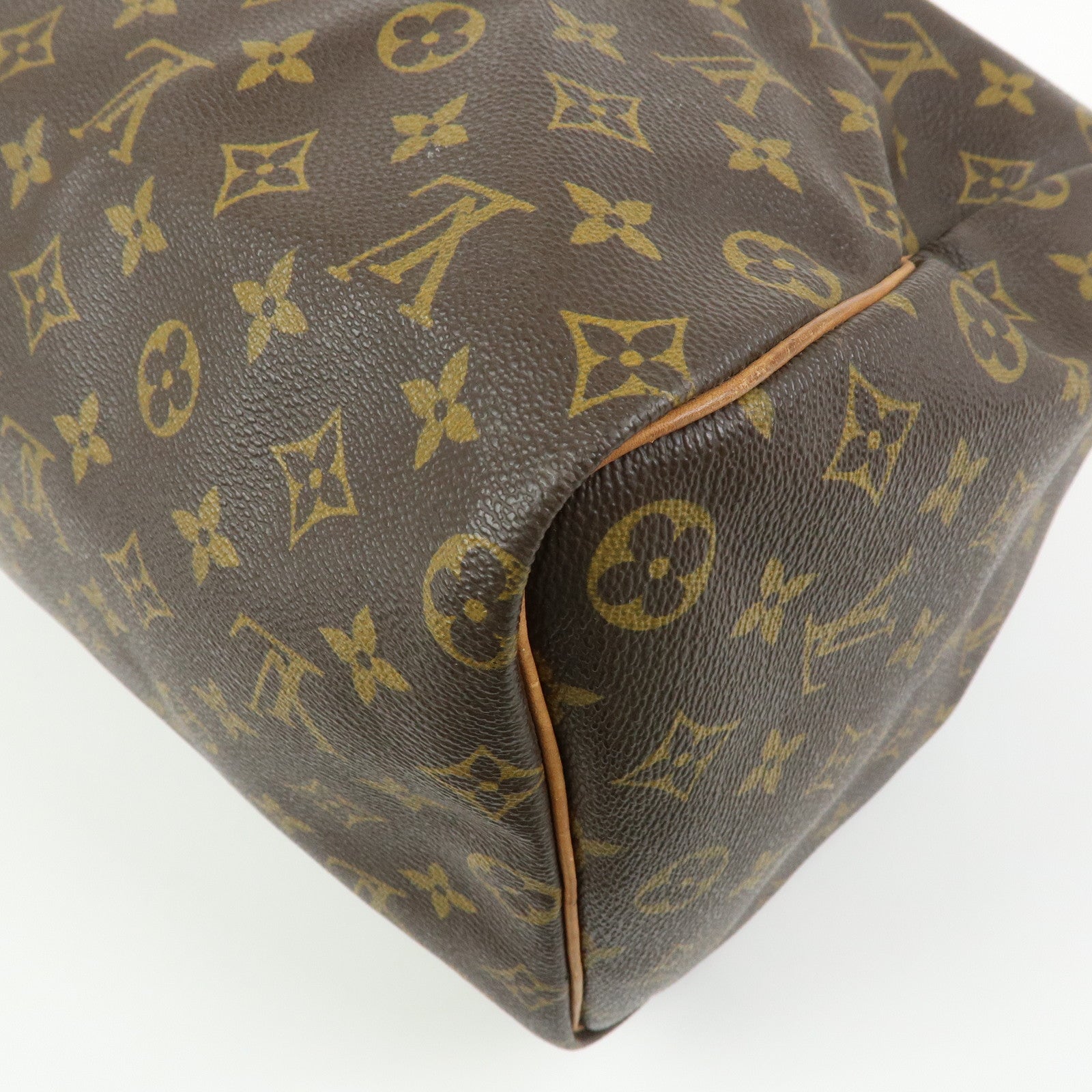 Louis Vuitton Monogram Speedy 40 Hand Bag Boston Bag Brown M41522