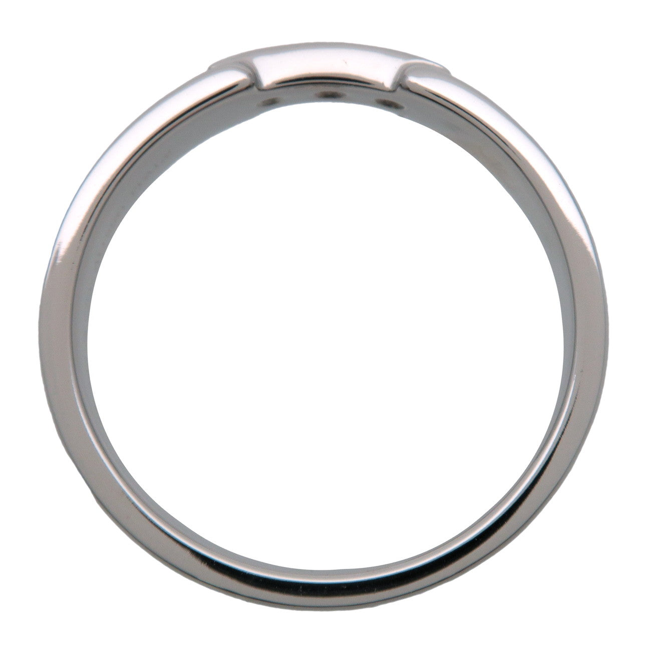Tiffany & Co Atlas 3P Diamond Ring 750WG White Gold US8.5-9 EU59