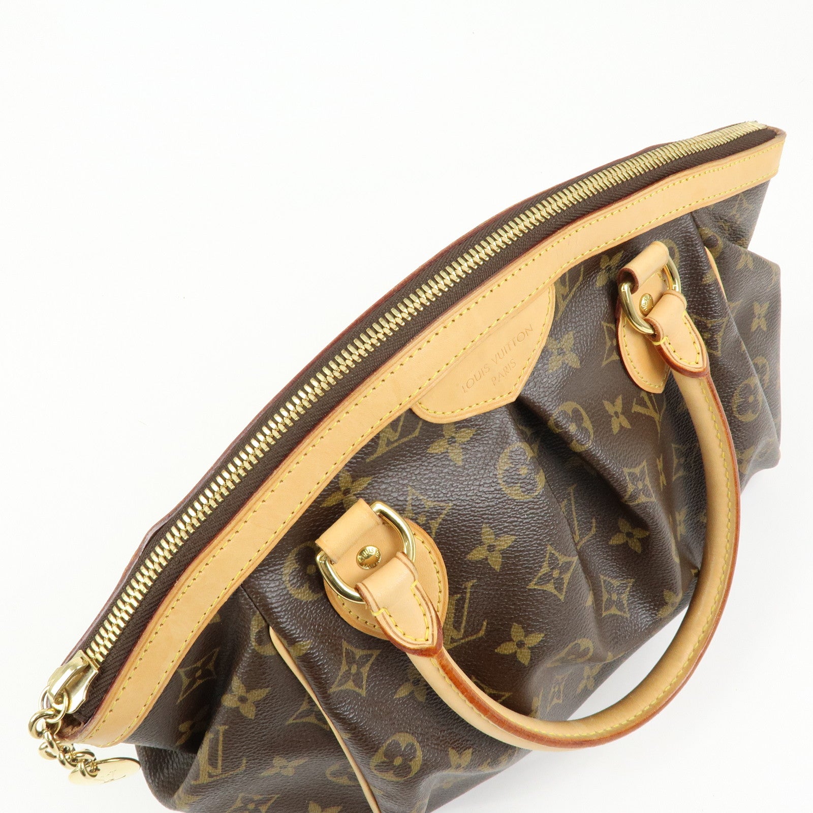 Louis Vuitton Monogram Tivoli PM Hand Bag Shoulder Bag Brown M40143