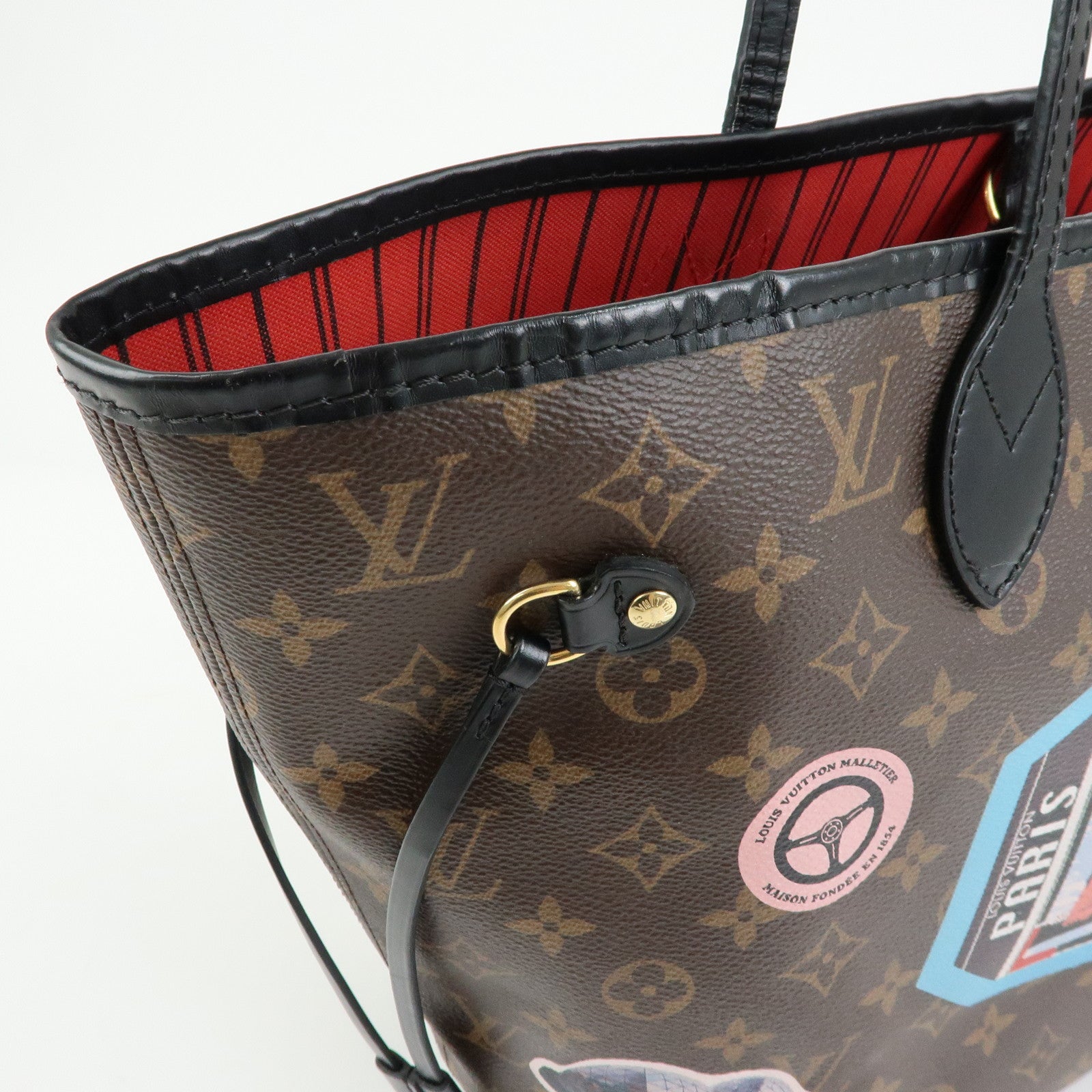 Louis Vuitton Monogram LV World Tour Neverfull MM Tote Bag M42844