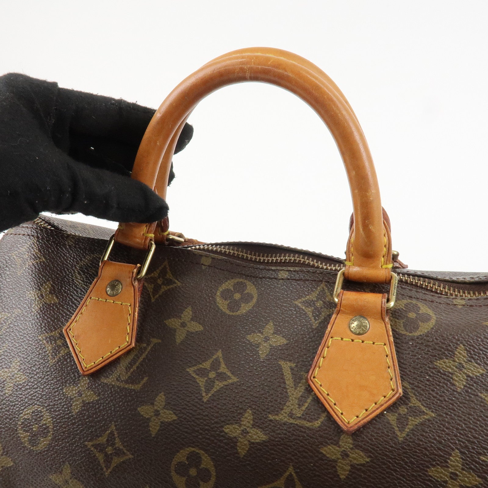 Louis Vuitton Monogram Speedy 30 Hand Bag Boston Bag M41526 Used