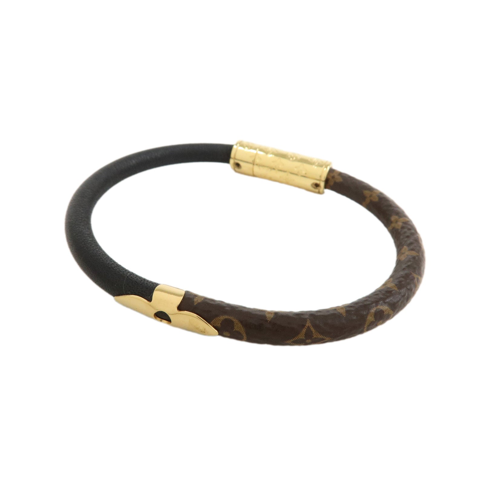 Louis Vuitton Monogram Daily Confidential Bracelet Brown M6431