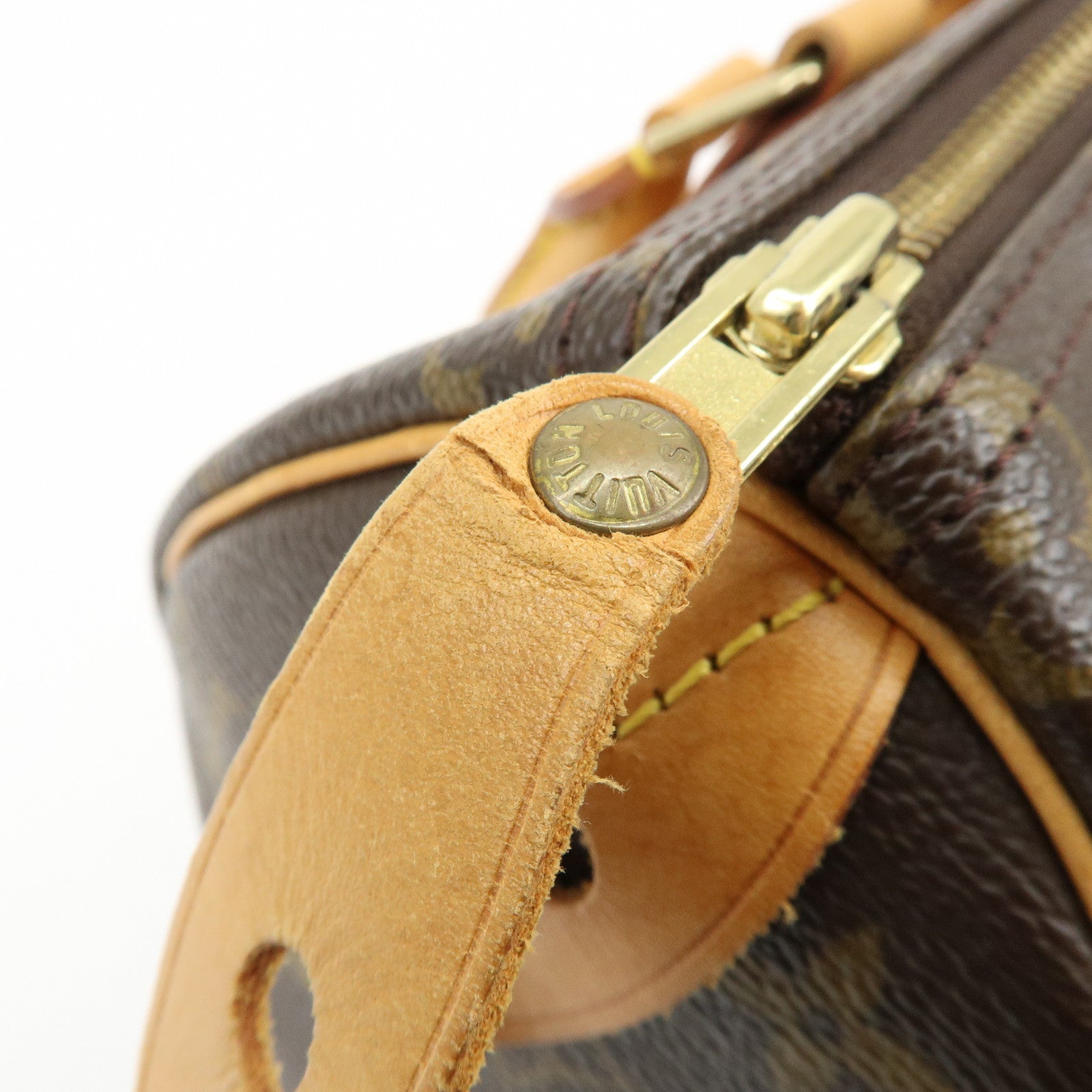 Louis Vuitton Monogram Speedy 25 Boston Bag Hand Bag Brown M41528
