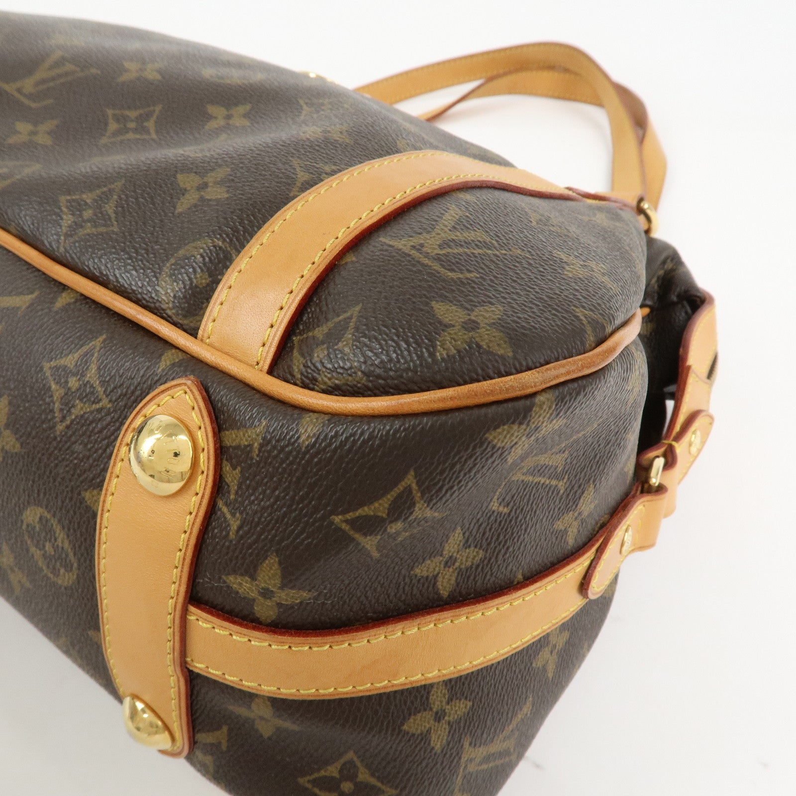Louis Vuitton Monogram Stresa PM Shoulder Bag Brown M51186