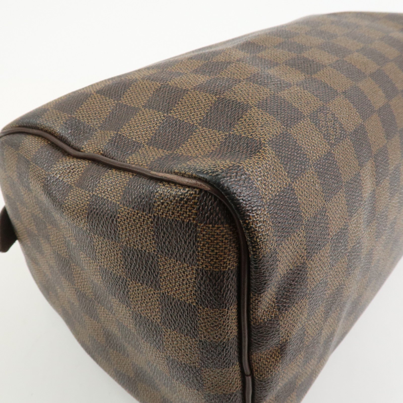 Louis Vuitton Damier Ebene Speedy 25 Hand Bag Boston Bag N41532