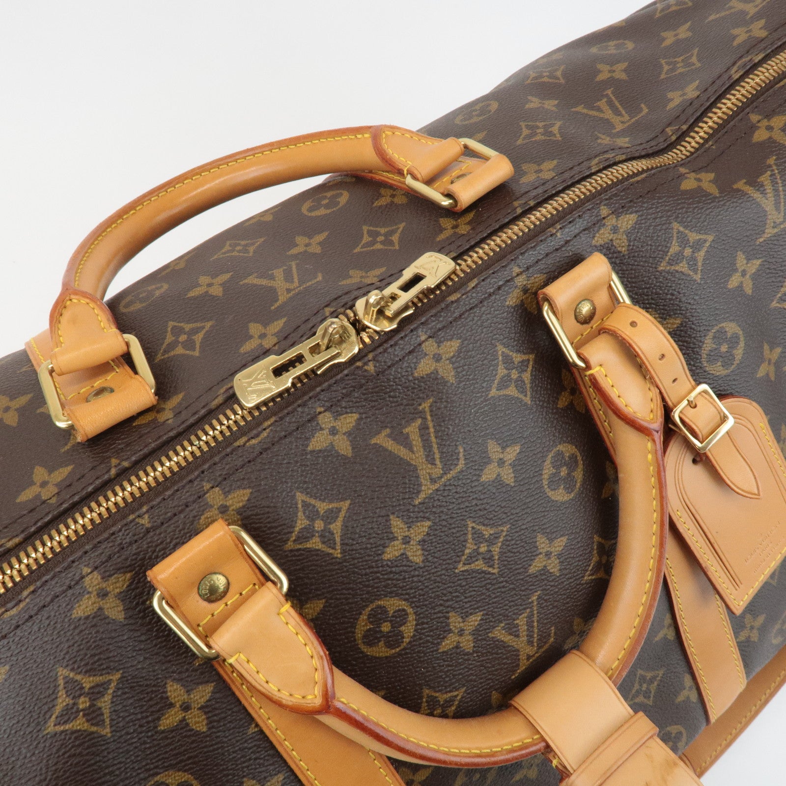 Louis Vuitton Monogram Keep All Bandouliere 60 Boston Bag M41412 Used