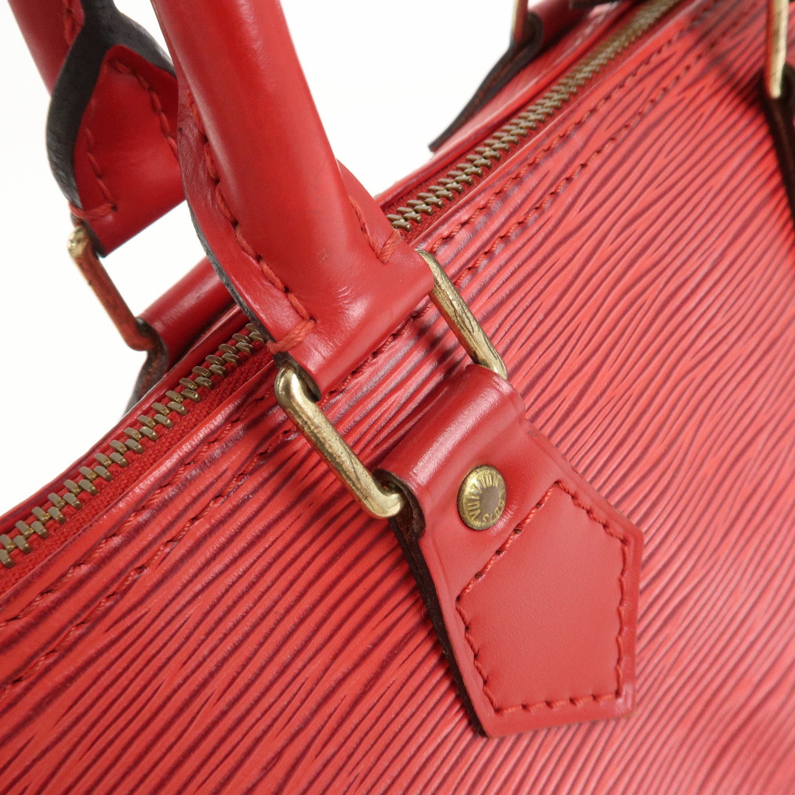 Louis Vuitton Epi Speedy 25 Hand Bag Castilian Red M43017