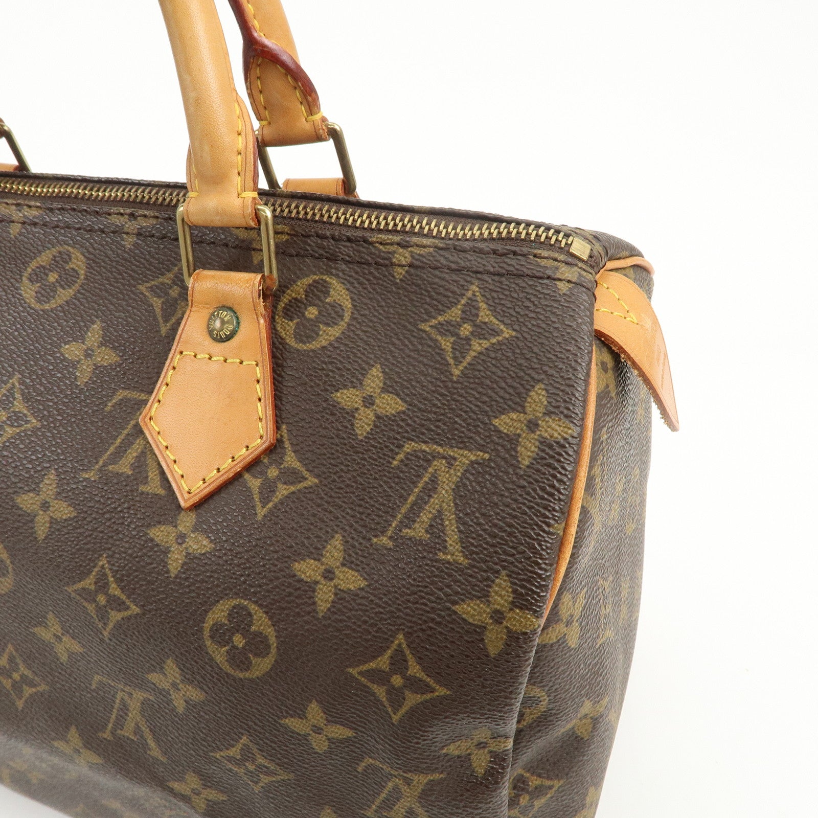 Louis Vuitton Monogram Speedy 30 Boston Bag Hand Bag Brown M41526