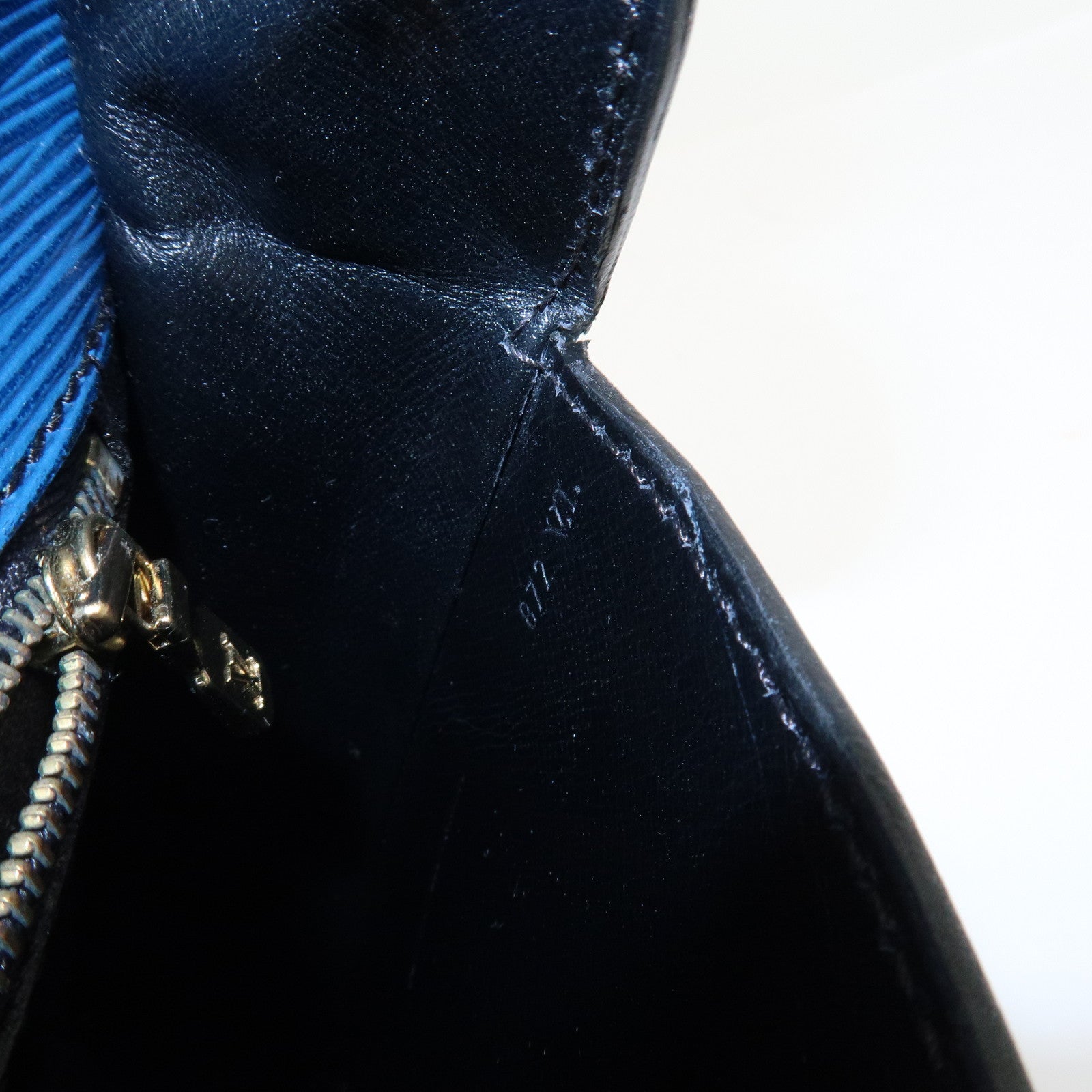 Louis Vuitton Epi Saint Cloud Shoulder Bag Toledo Blue M52195