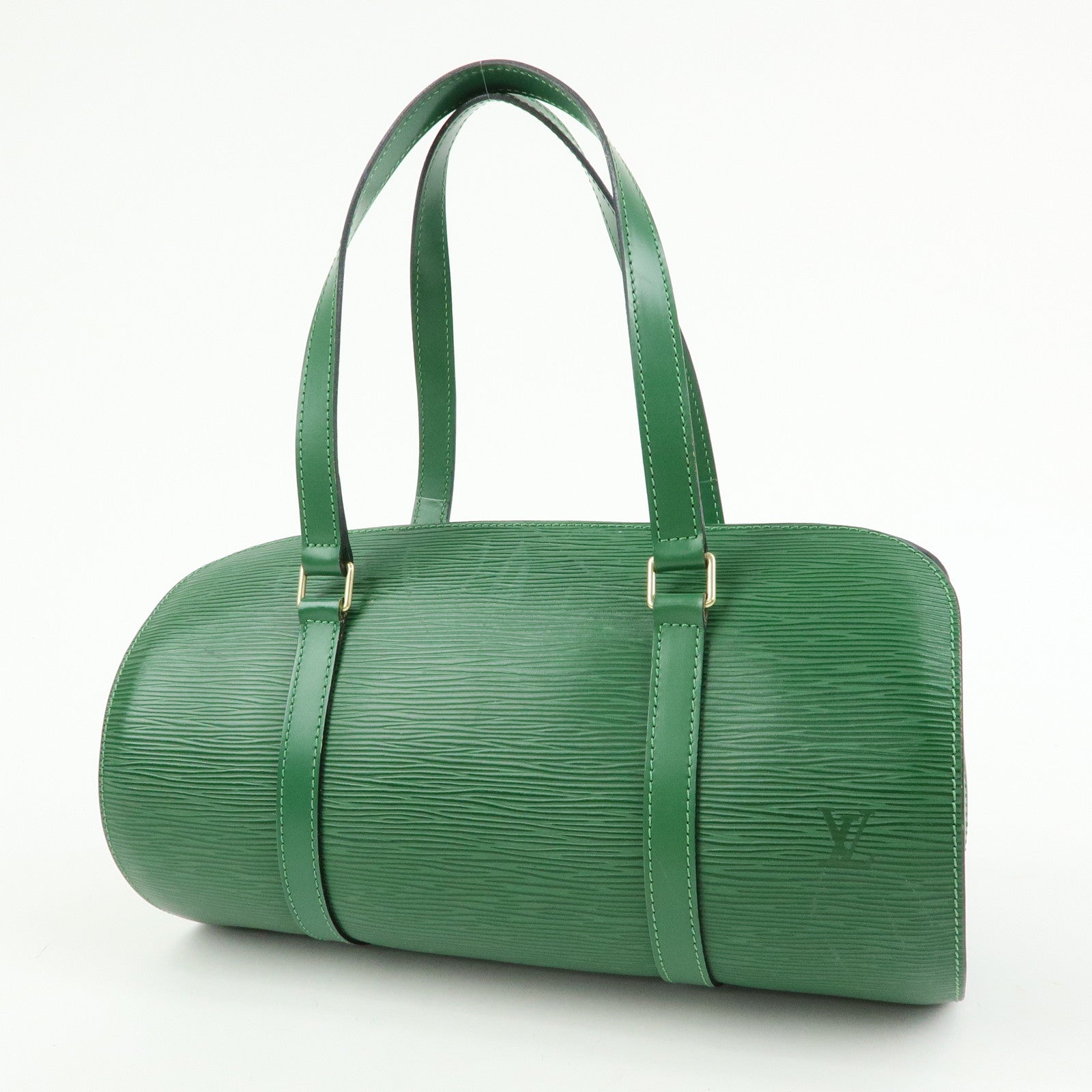 Louis Vuitton Epi Soufflot Hand Bag Borneo Green M52224
