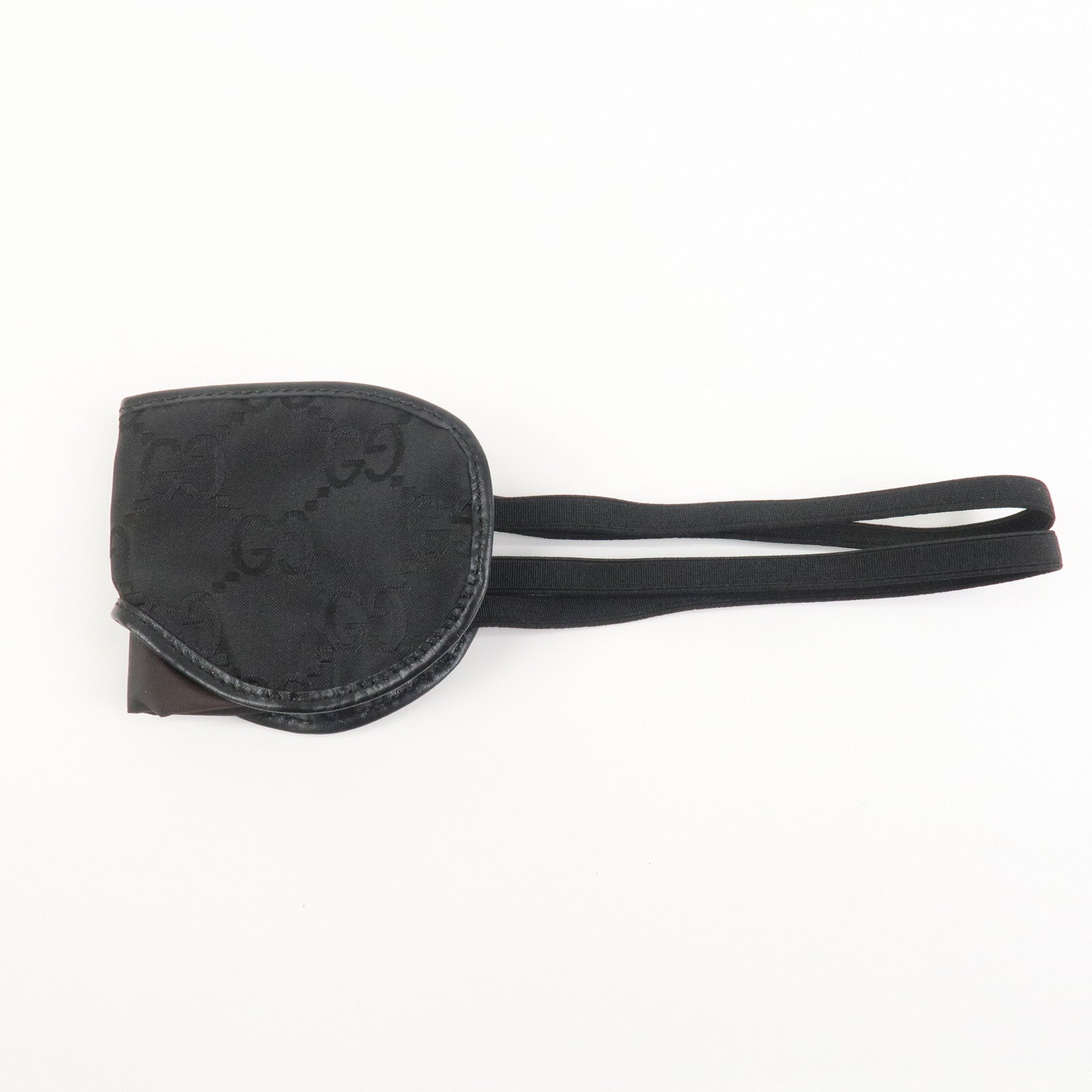 GUCCI GG Nylon Eye Mask Black 039.1034