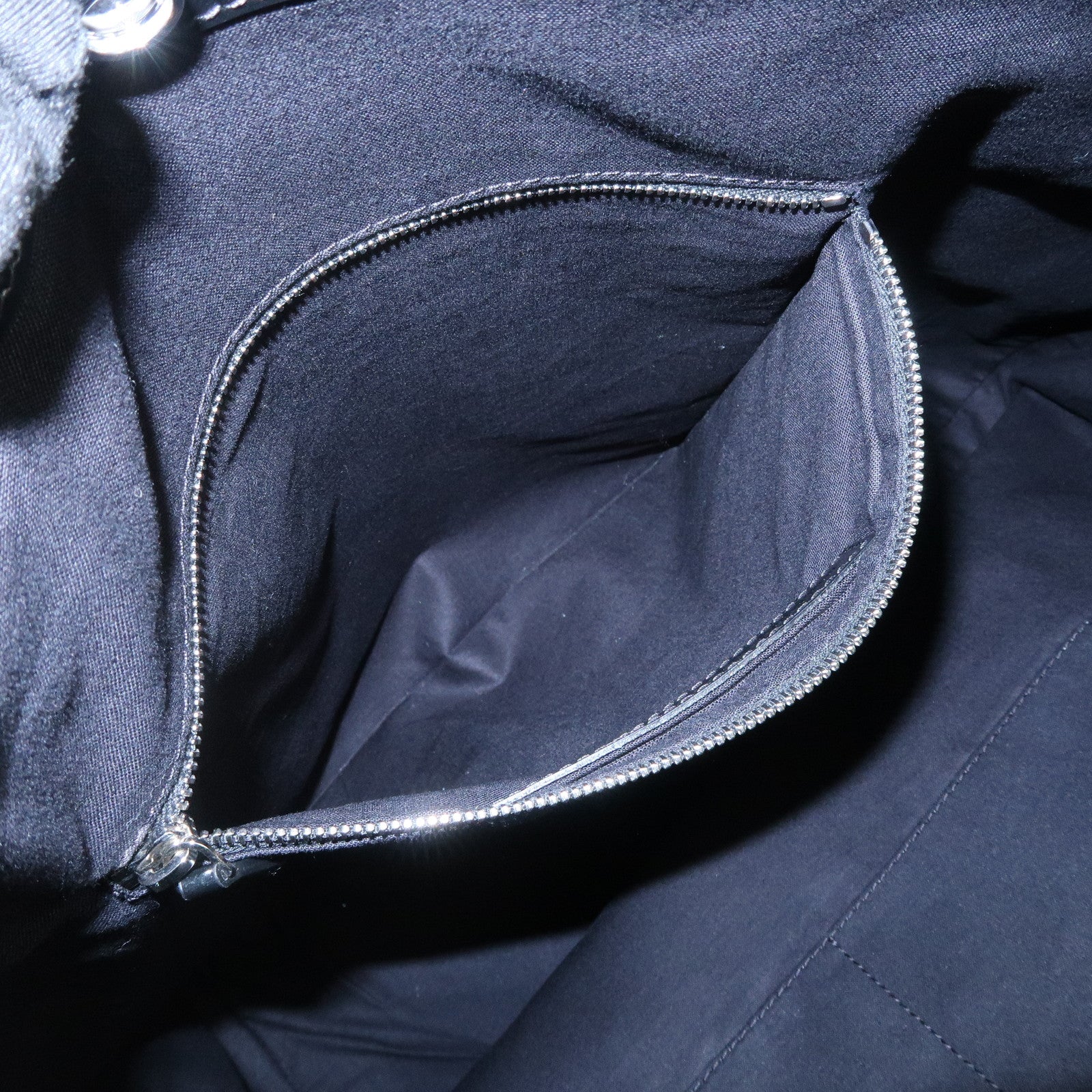 BALENCIAGA NAVY CABAS Canvas Tote Bag Shoulder Bag Black 374767