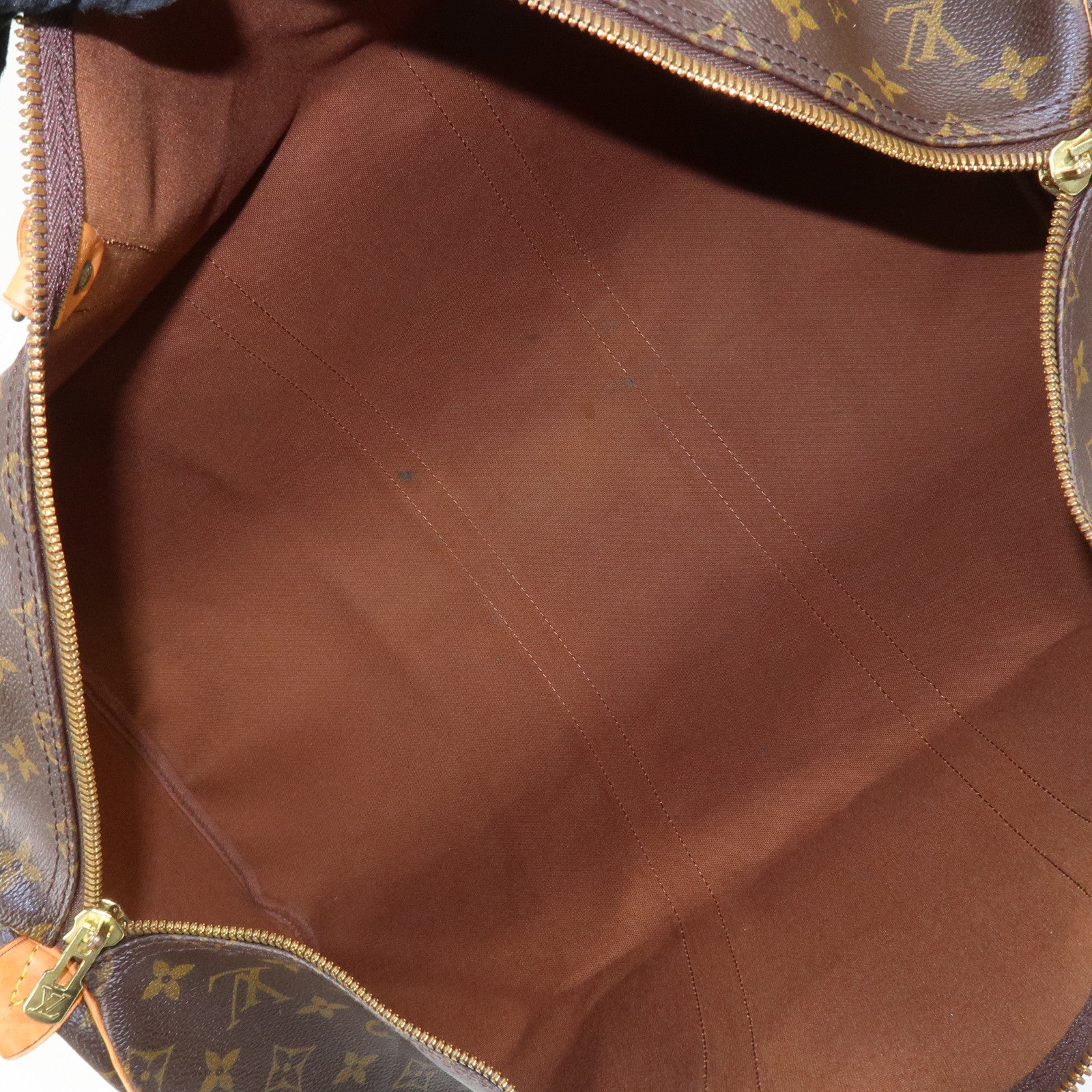 Louis Vuitton Monogram Keep All 55 Boston Bag Brown M41424