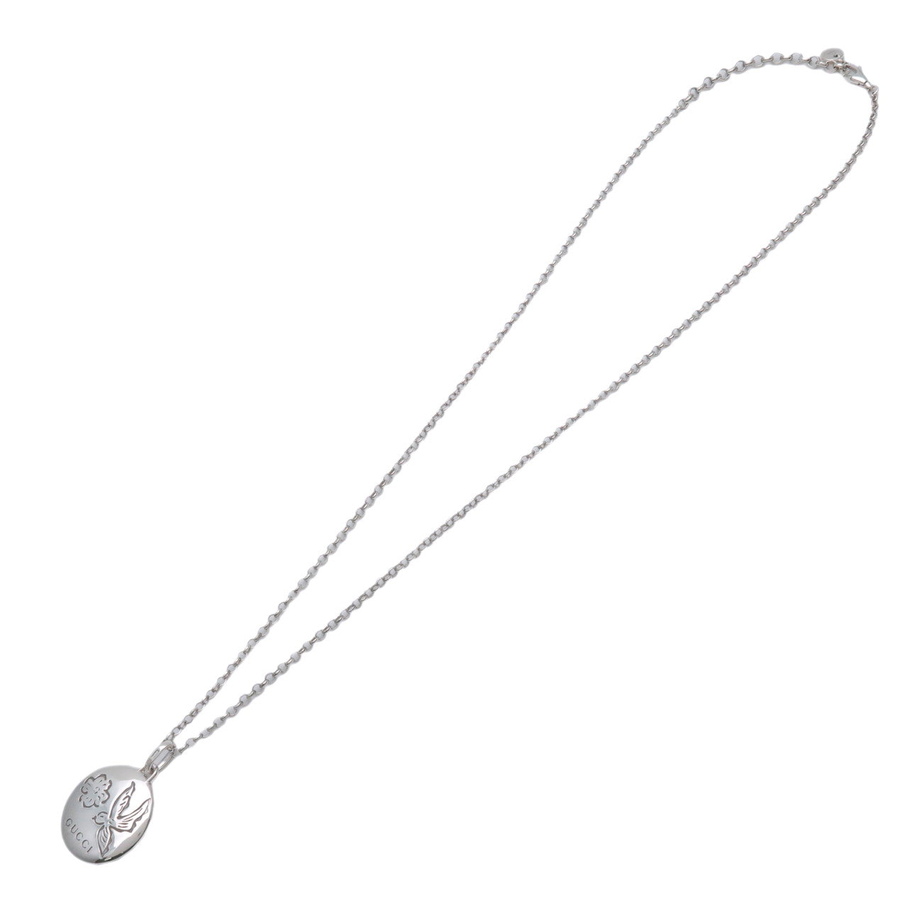 GUCCI Blind For Love Necklace SV958 Silver