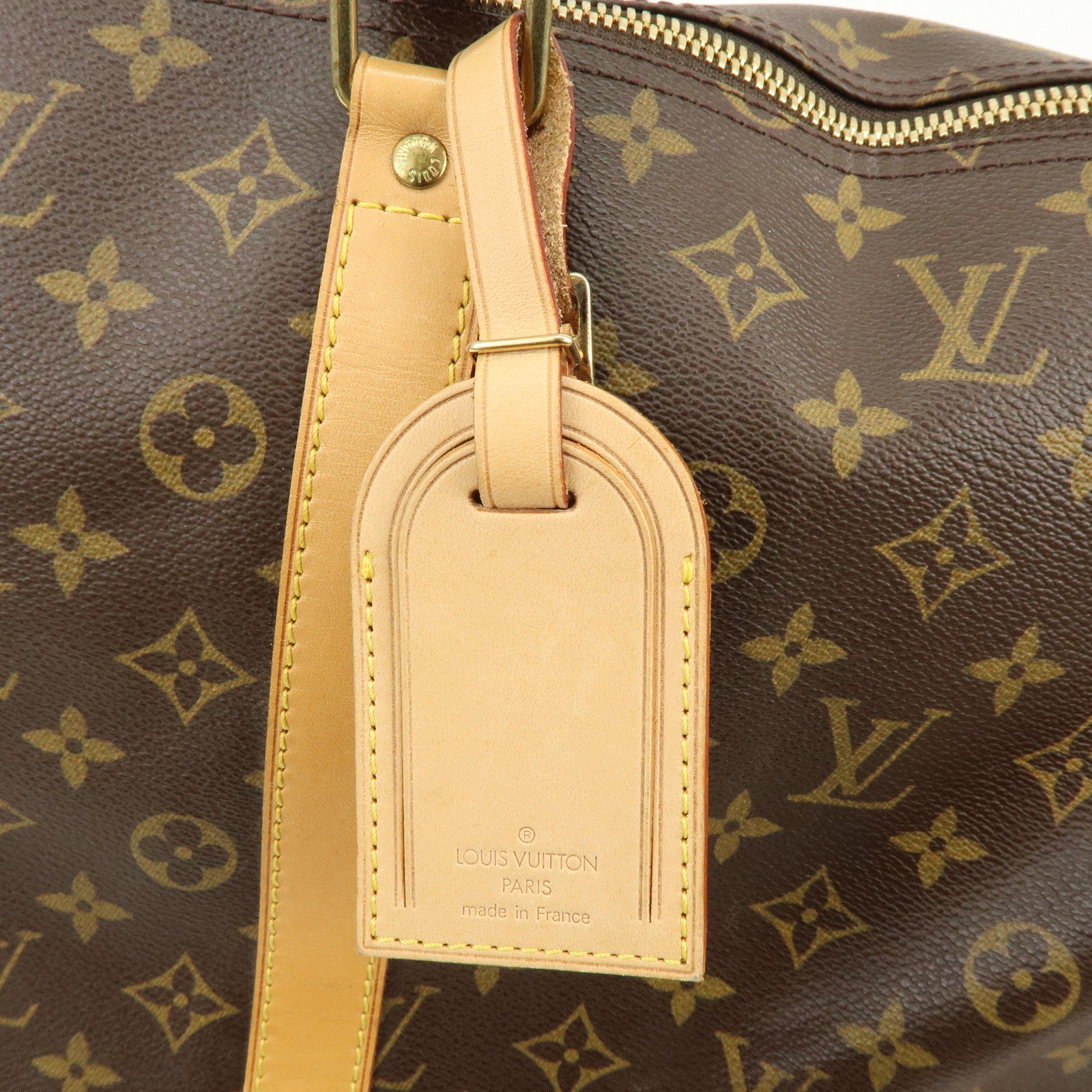 Louis Vuitton Monogram Keep All Bandouliere 55 Boston Bag M41414