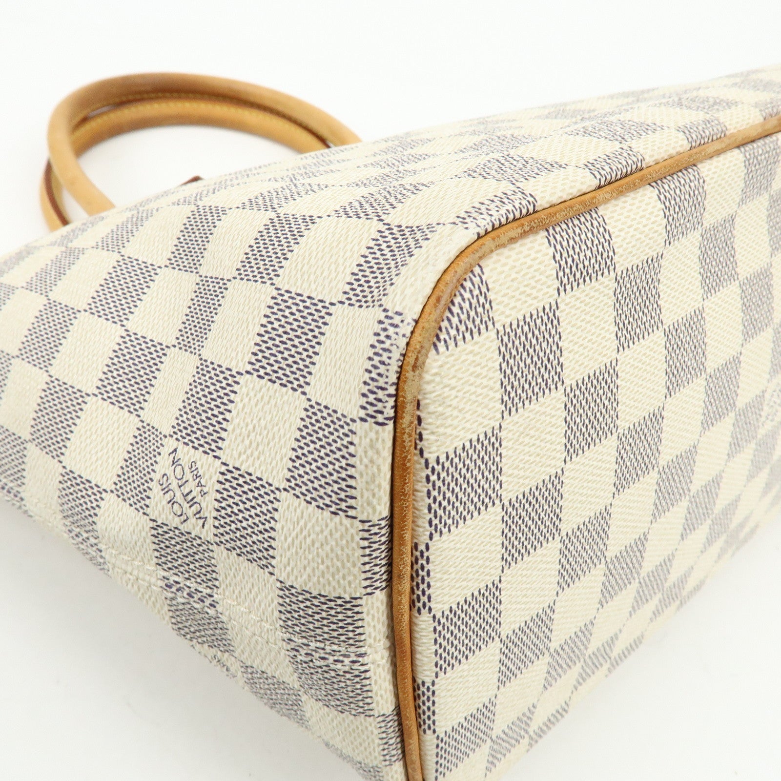 Louis Vuitton Damier Azur Saleya PM Tote Bag Hand Bag N51186