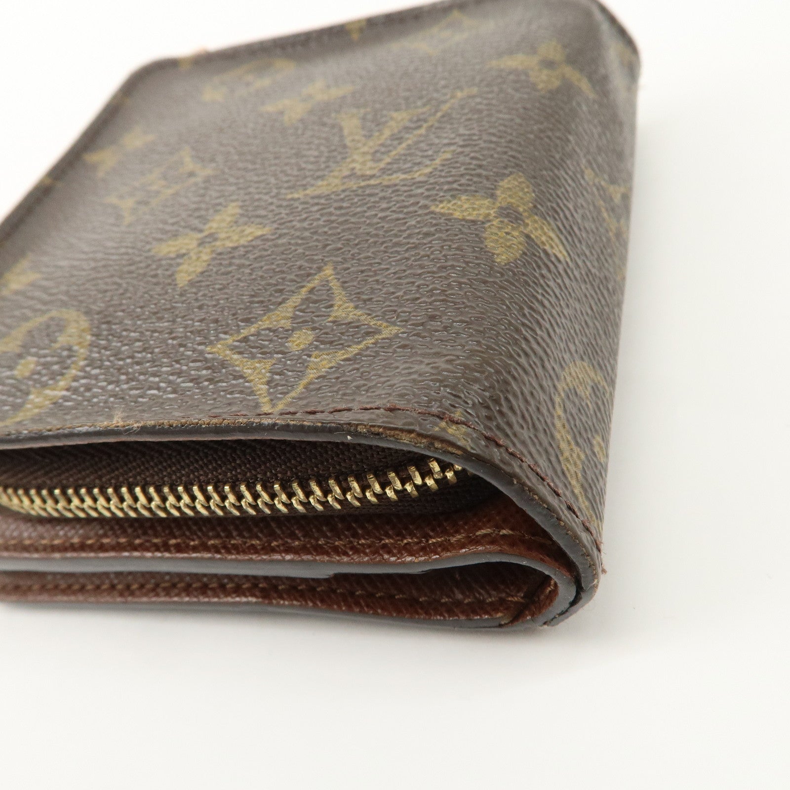 Louis Vuitton Louis Monogram Compact Small Zippy Wallet M61667 Used