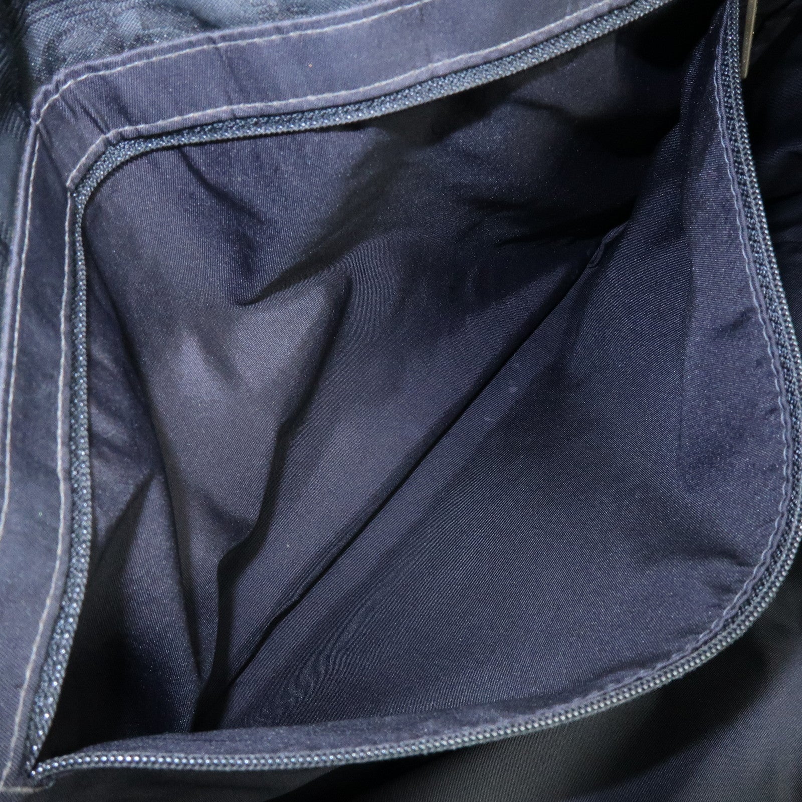 CHANEL New Travel Line Nylon Jacquard Leather Tote Bag A15991