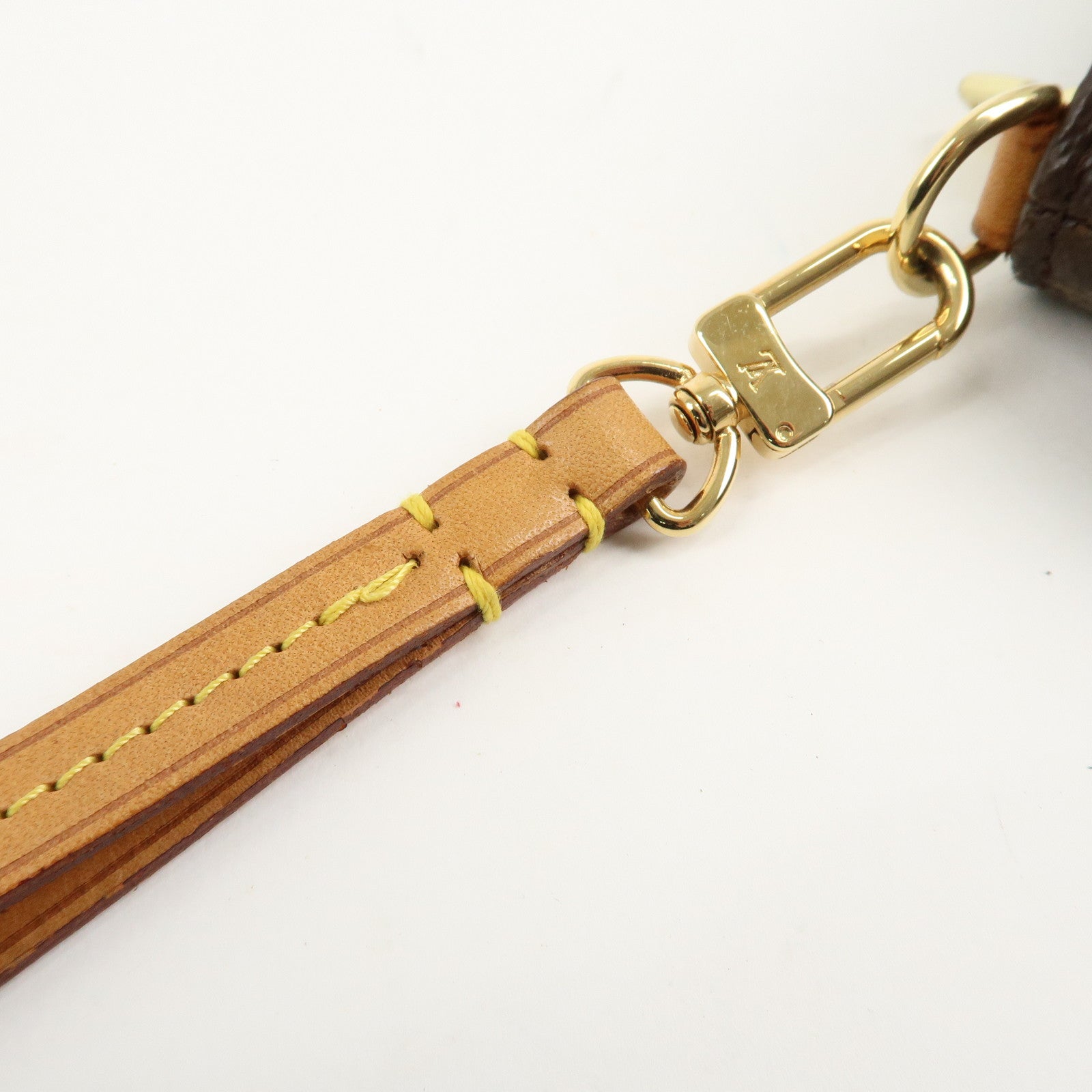 Louis Vuitton Monogram Partition Pouch Wristlet Bag M51901 Used