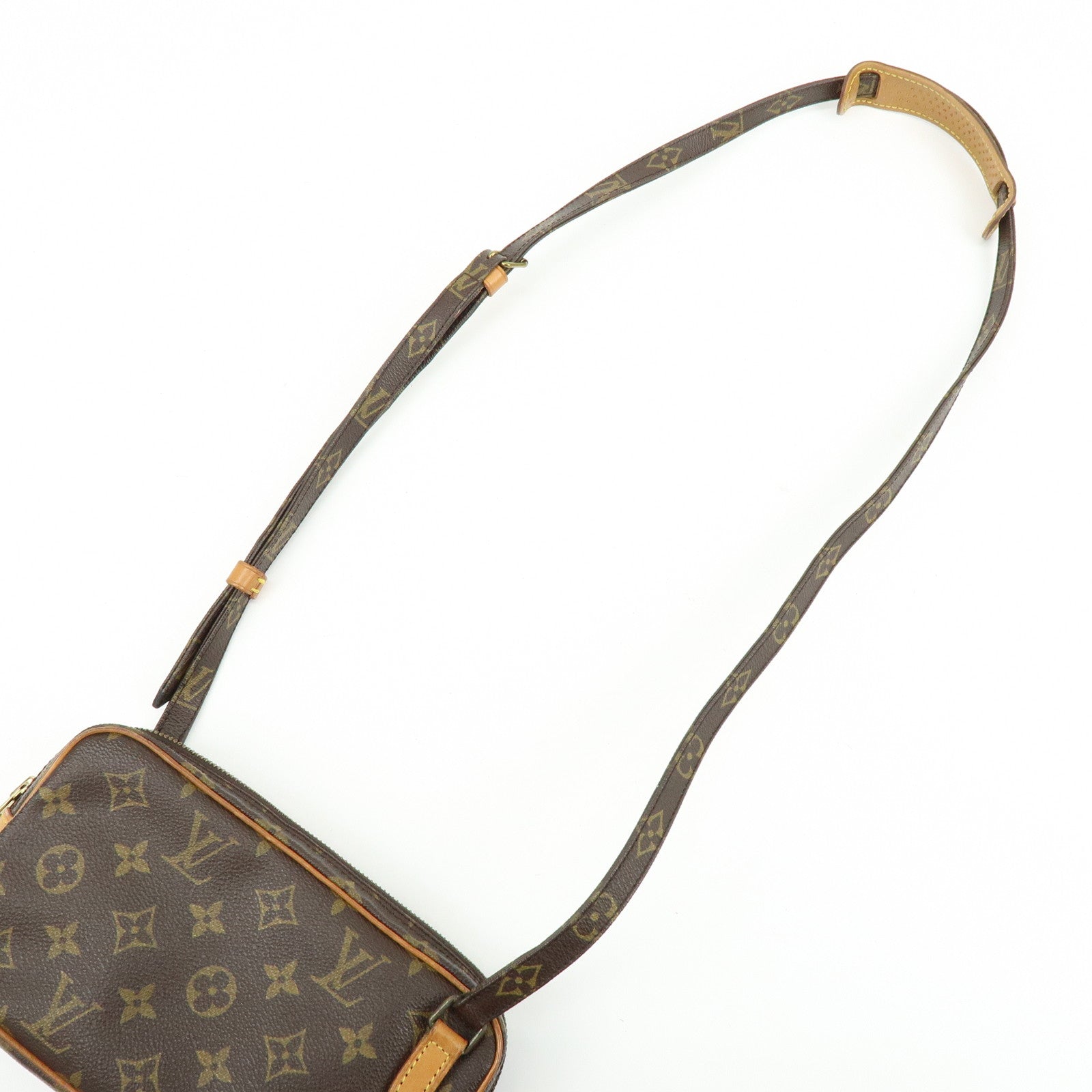 Louis Vuitton Monogram Pochette Marly Bandouliere Bag Brown M51828