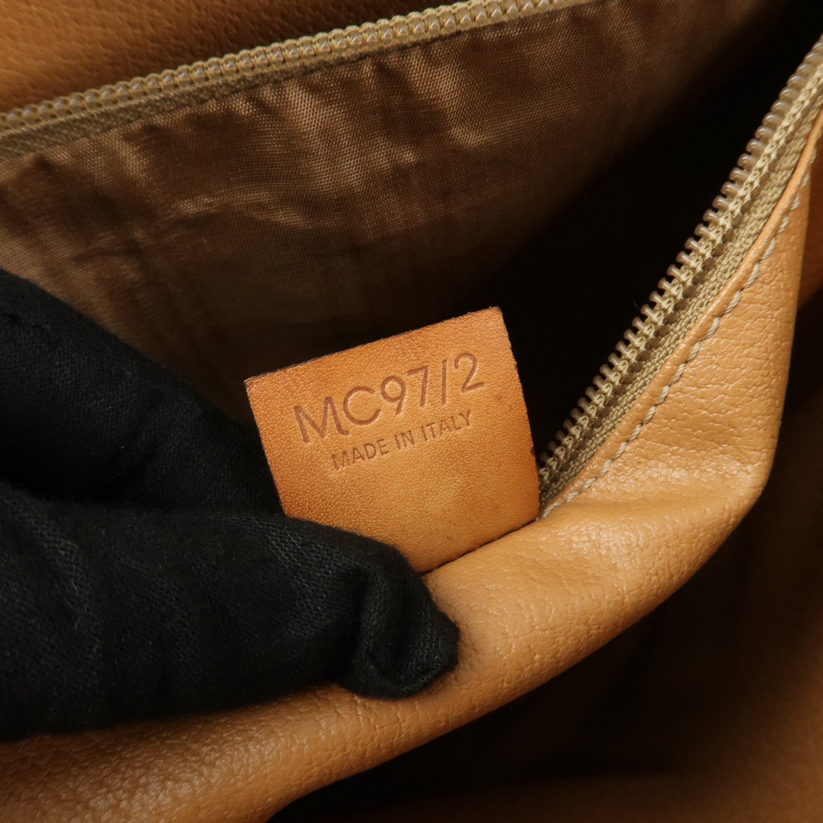 CELINE Macadam PVC Leather Tote Bag Shoulder Bag Hand Bag Brown