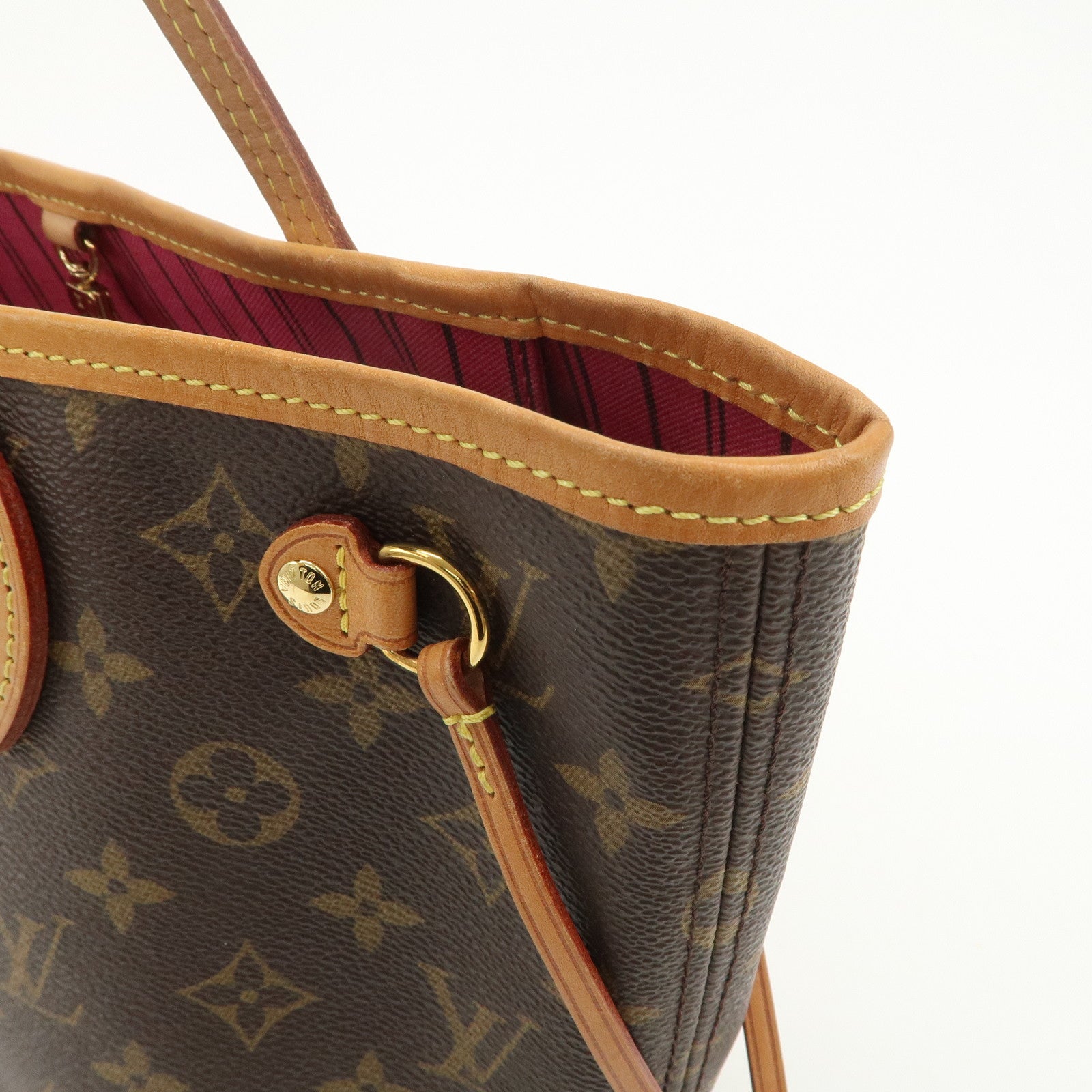 Louis Vuitton Monogram Neverfull PM Tote Bag Brown M41245