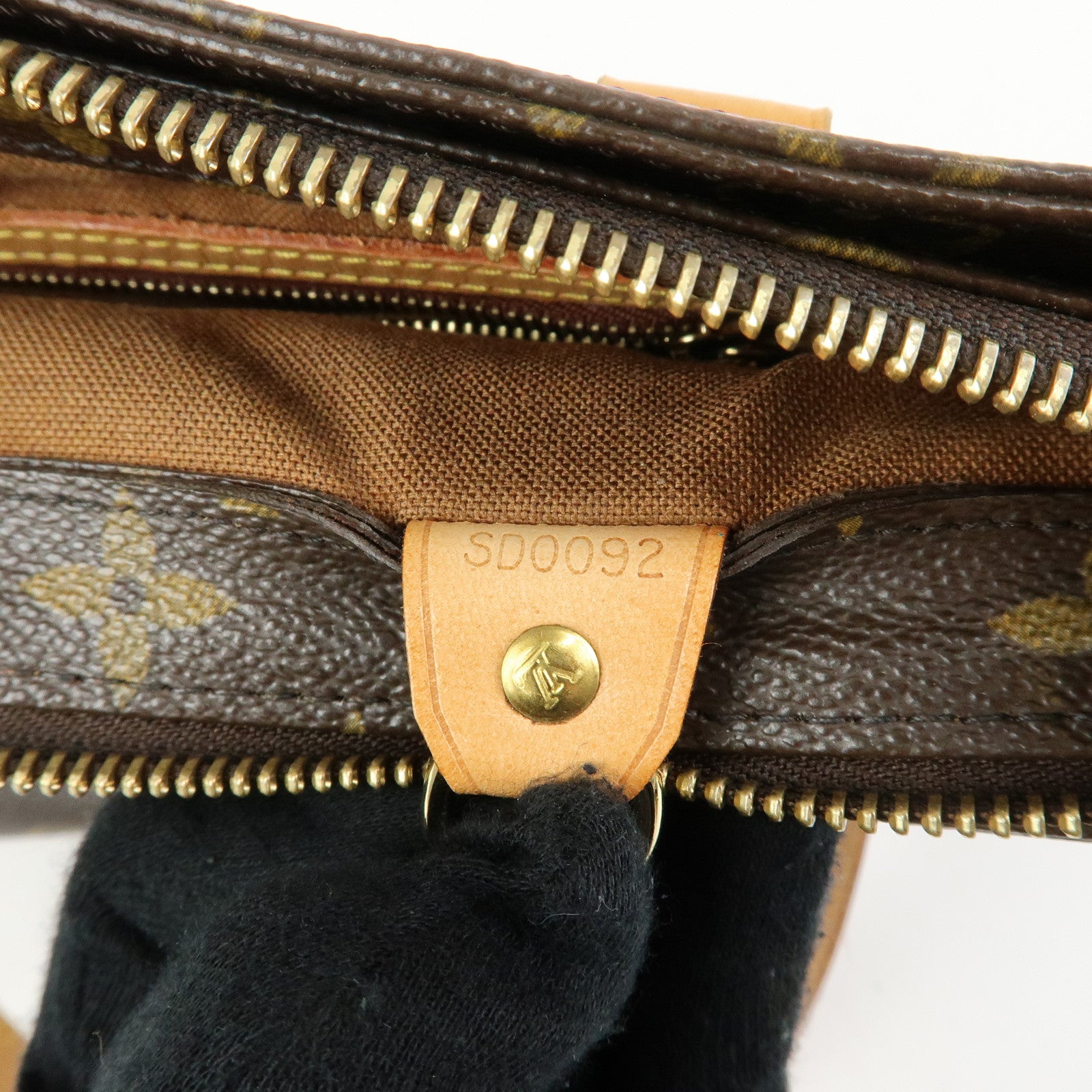 Louis Vuitton Monogram Cabas Piano Tote Bag Hand Bag Brown M51148