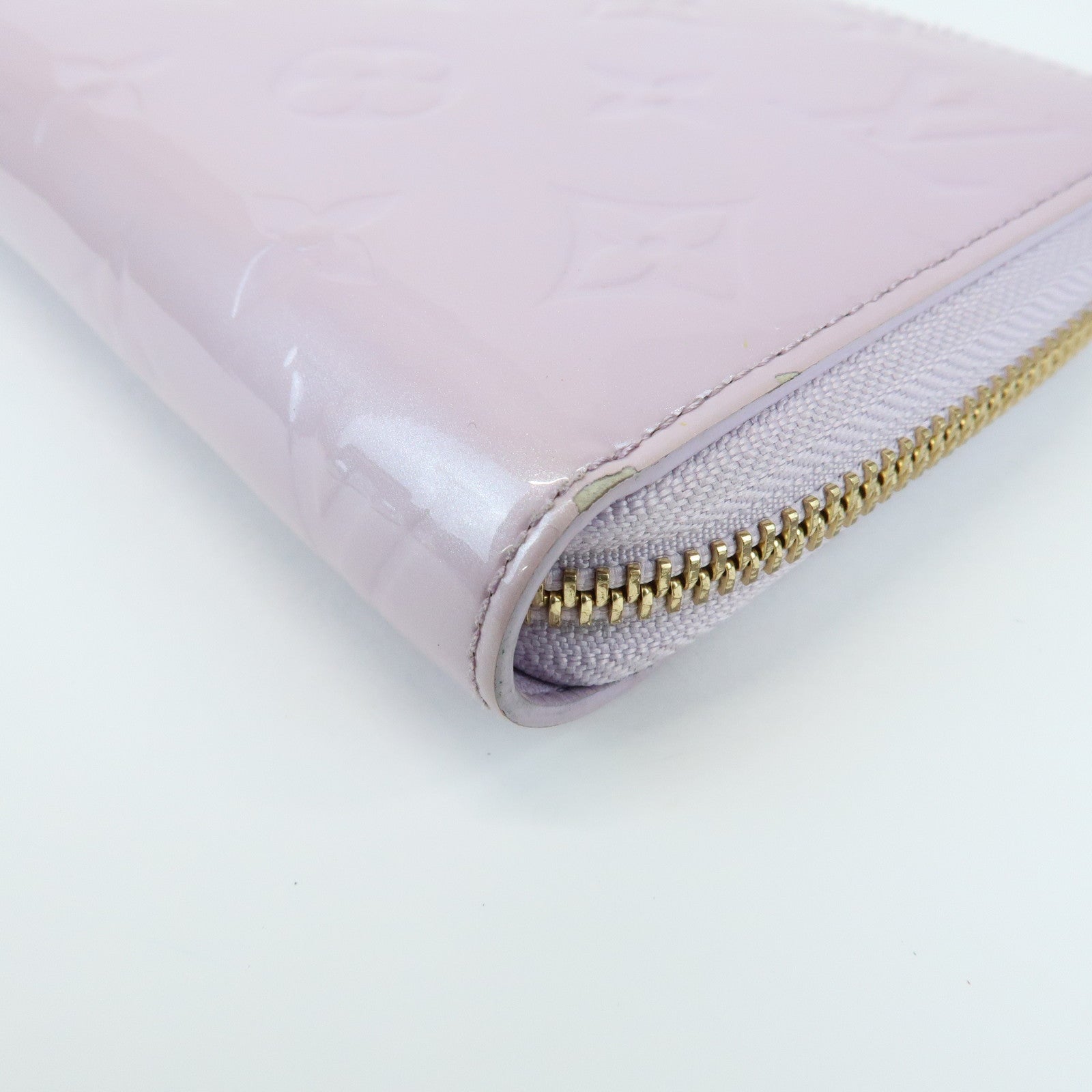 Louis Vuitton Monogram Vernis Long Wallet Glossy Lilac M82977
