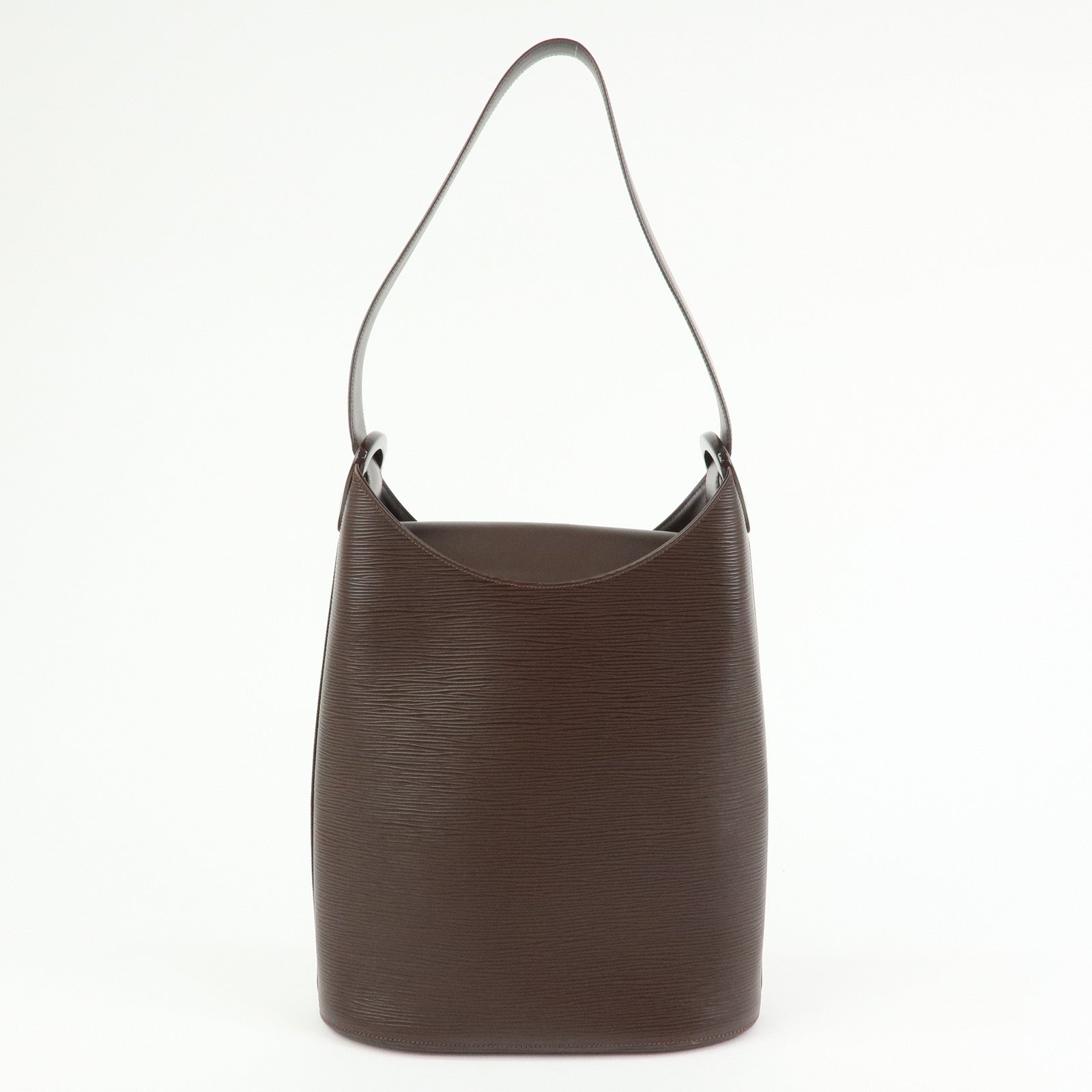 Louis Vuitton Epi Verso Leather Shoulder Bag Mocha M5281D