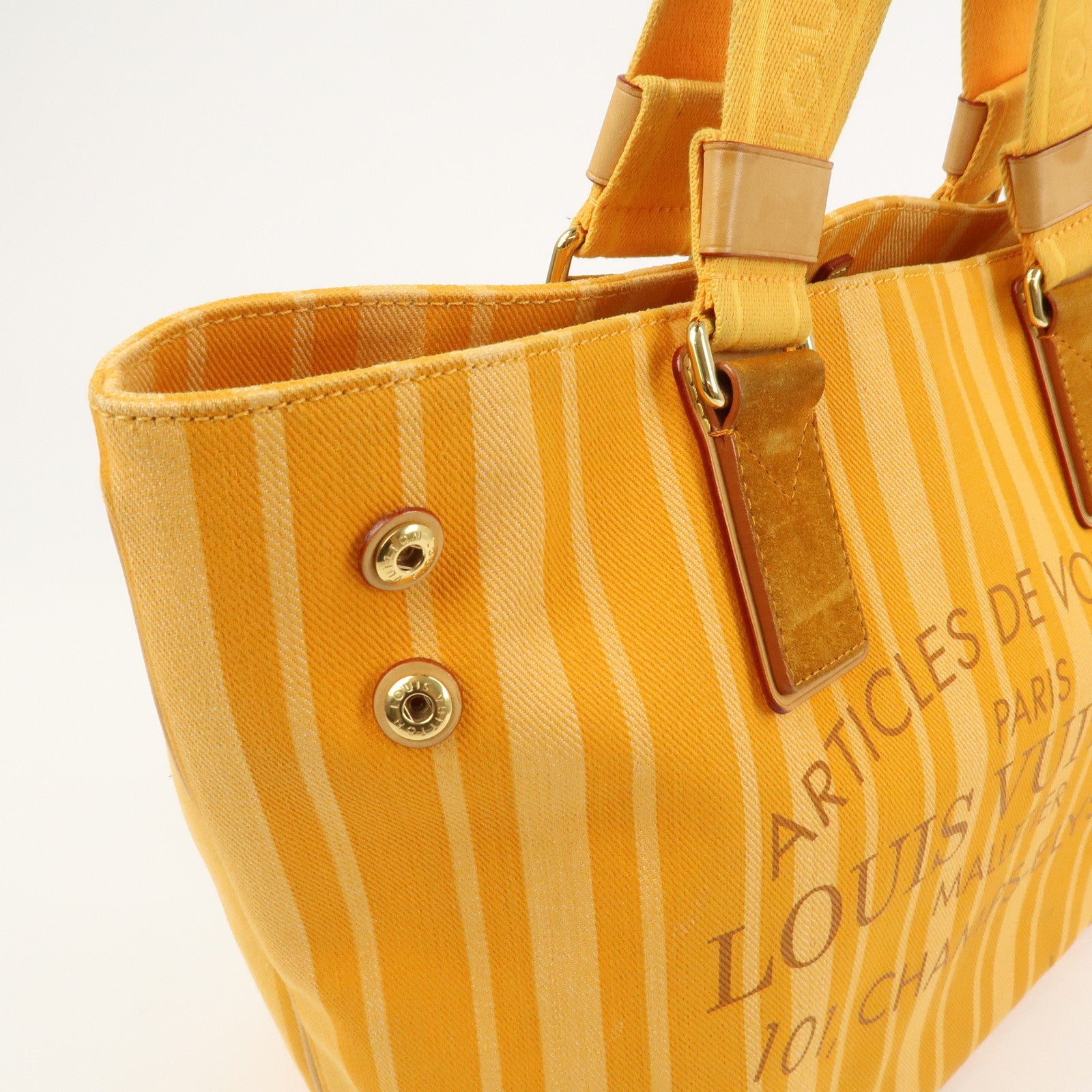 Louis Vuitton Plein Soleil Cabas PM Canvas Tote Bag Orange M94145