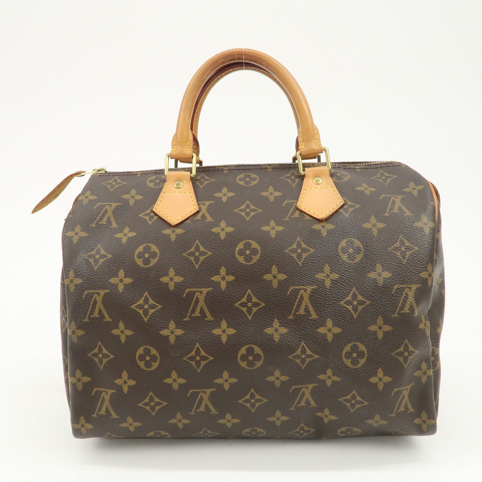 Louis Vuitton Monogram Speedy 30 Boston Bag Hand Bag Brown M41526