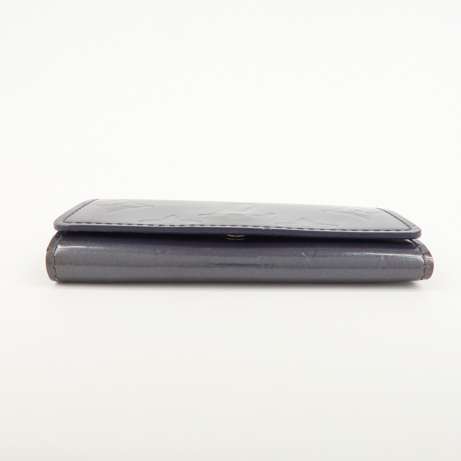 Louis Vuitton Monogram Vernis Multicle 4 Ring Key Case Indigo
