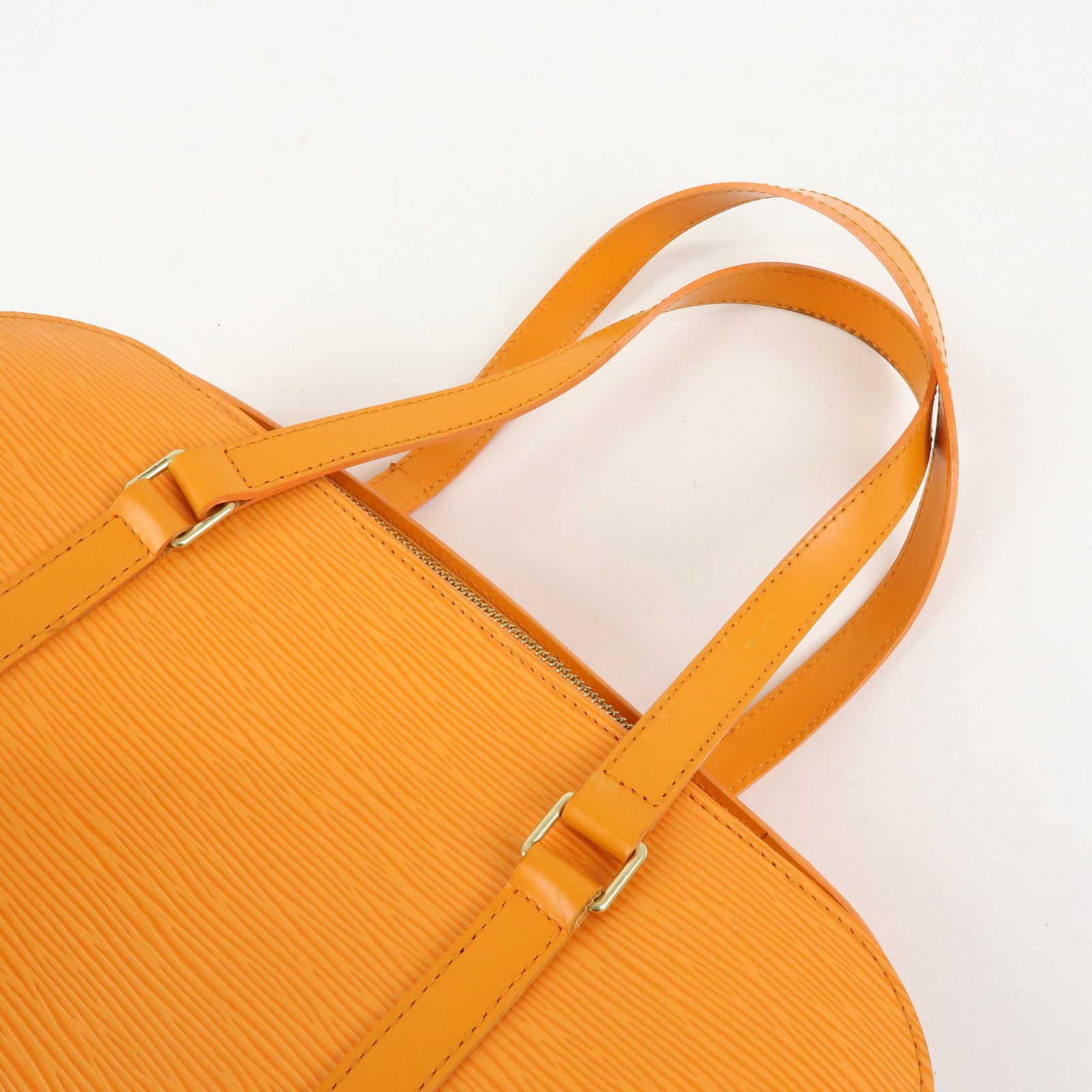 Louis Vuitton Epi Soufflot Hand Bag Mandarin Orange M5222H
