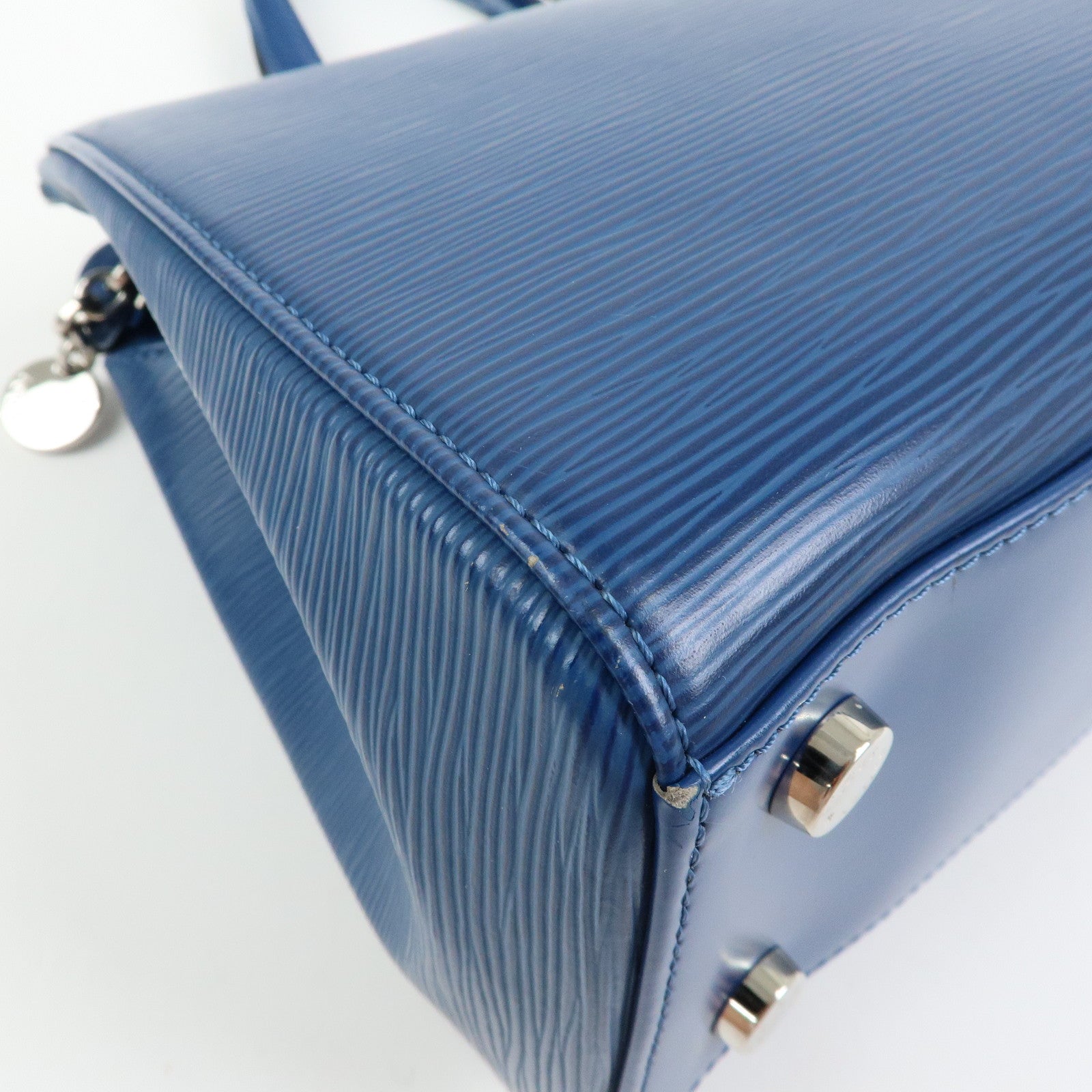 Louis Vuitton Epi Leather Blair MM 2Way Bag Toledo Blue M40964