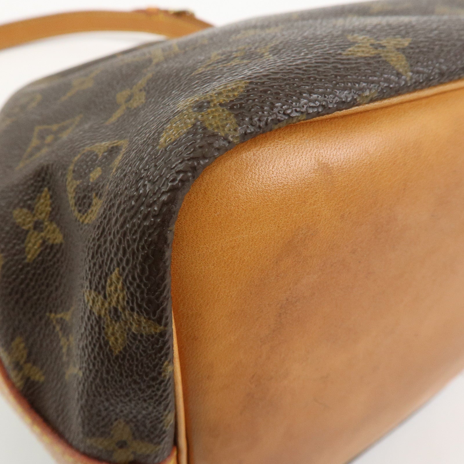 Louis Vuitton Monogram Petit Noe Shoulder Bag Brown M42226