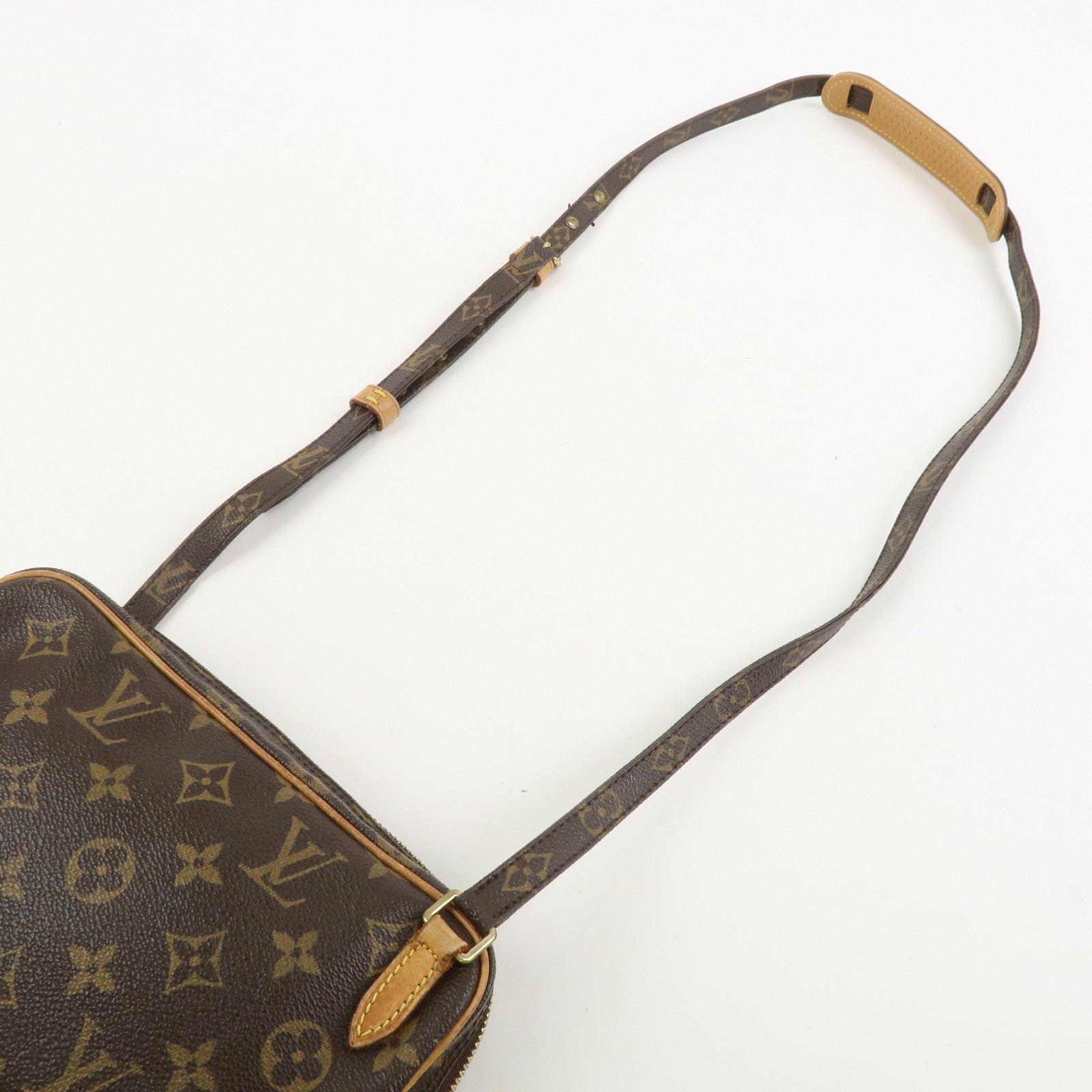 Louis Vuitton Monogram Pochette Marly Bandouliere Bag Brown M51828