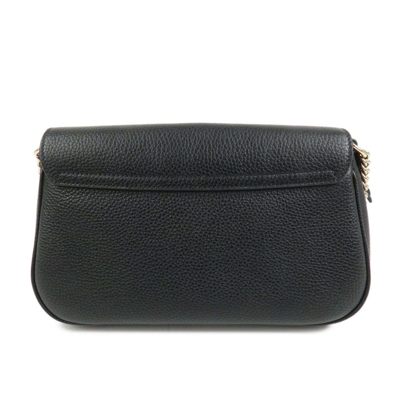GUCCI SOHO Leather Chain Shoulder Bag Crossbody Bag Black 536224
