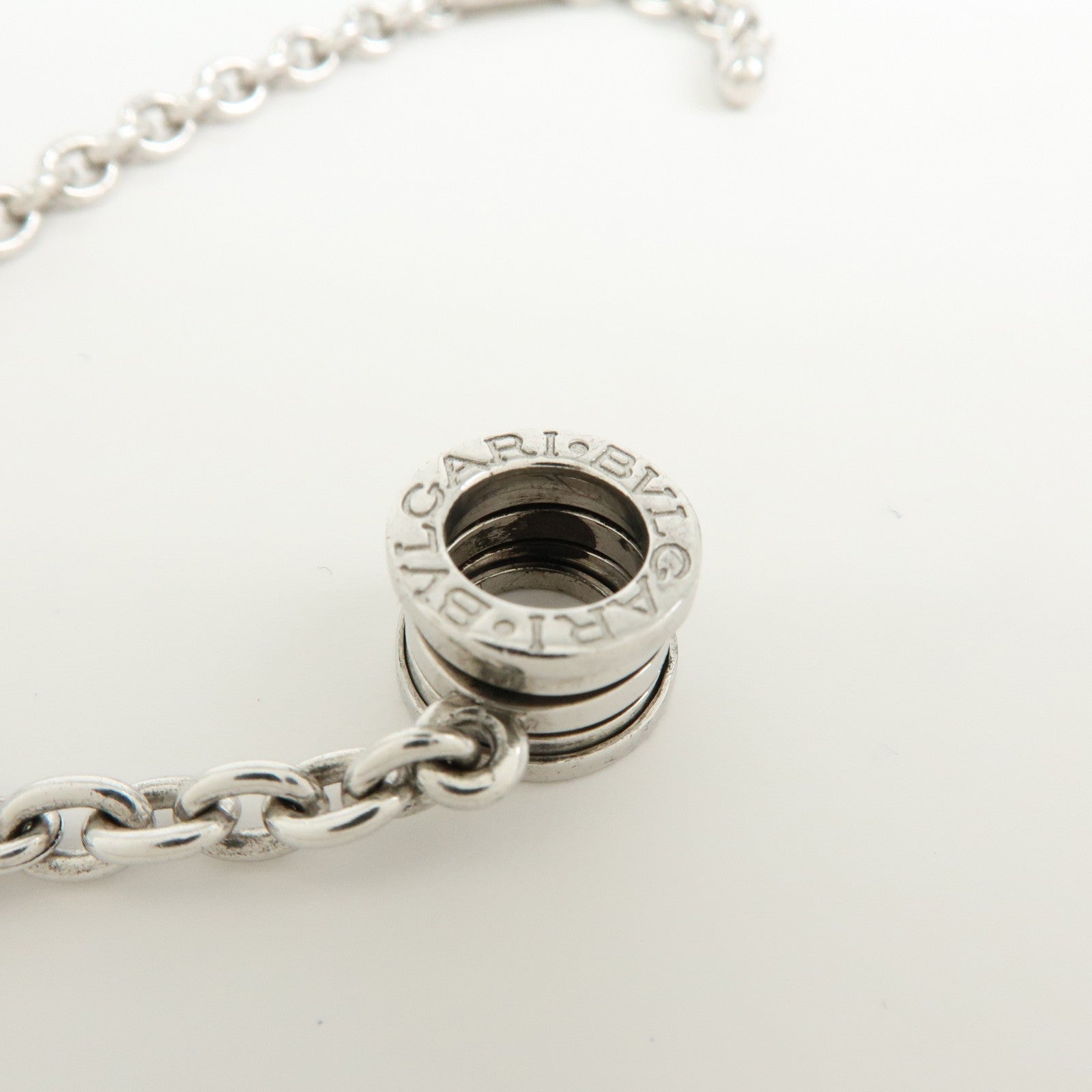 BVLGARI B-zero 1 SV925 Bag Charm Key Chain Silver